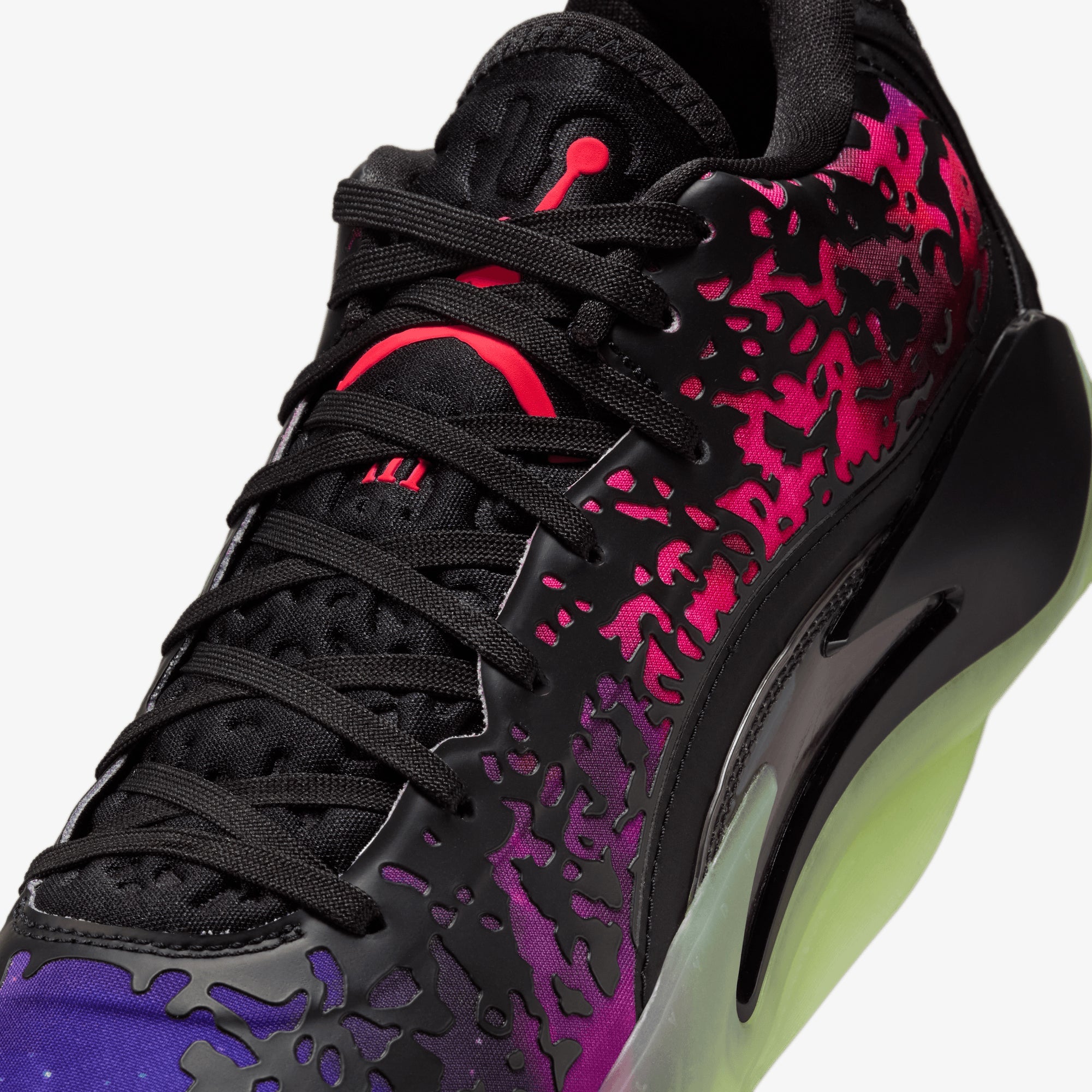 Jordan | Zion 3 Pf { Black/solar Red-vivid Purple-barely Volt - view 5