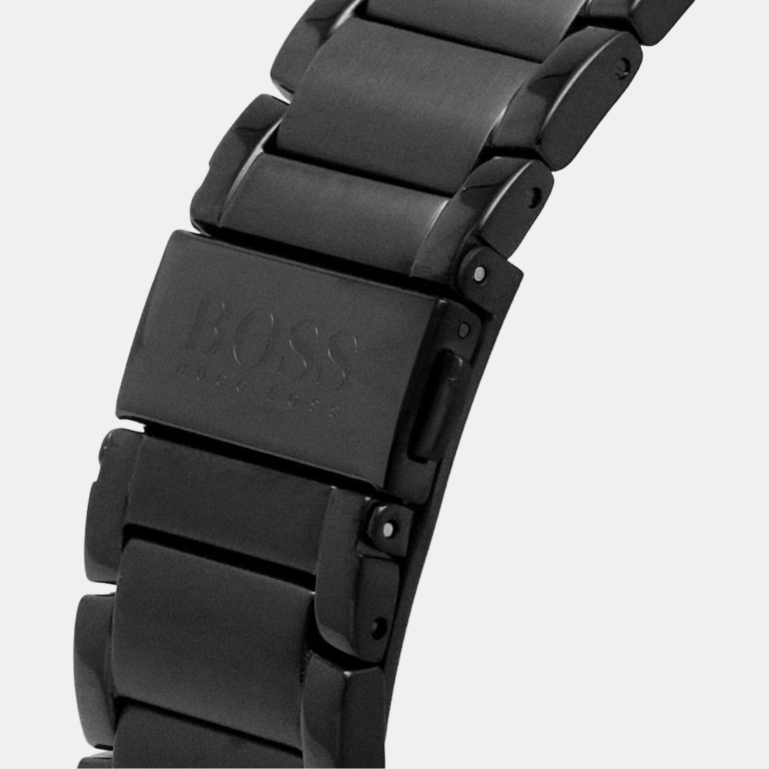 Boss Grandmaster Men Quartz Black Dial Chronograph Stainless Steel Watch 1513885 - view 5
