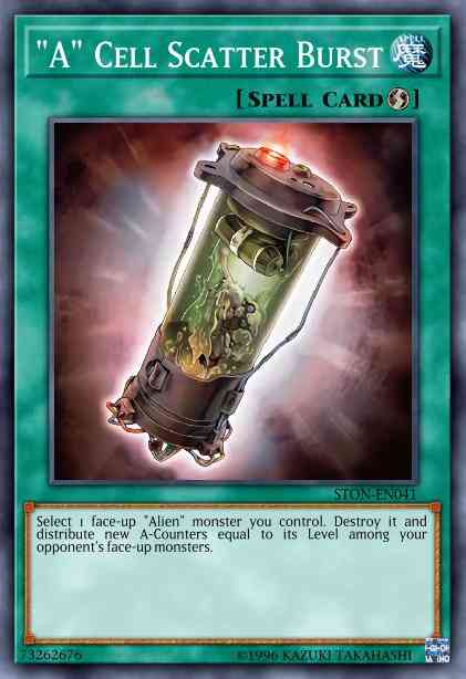 Yu-Gi-Oh! "A" Cell Scatter Burst - STON-EN041 - Common - 1st Edition