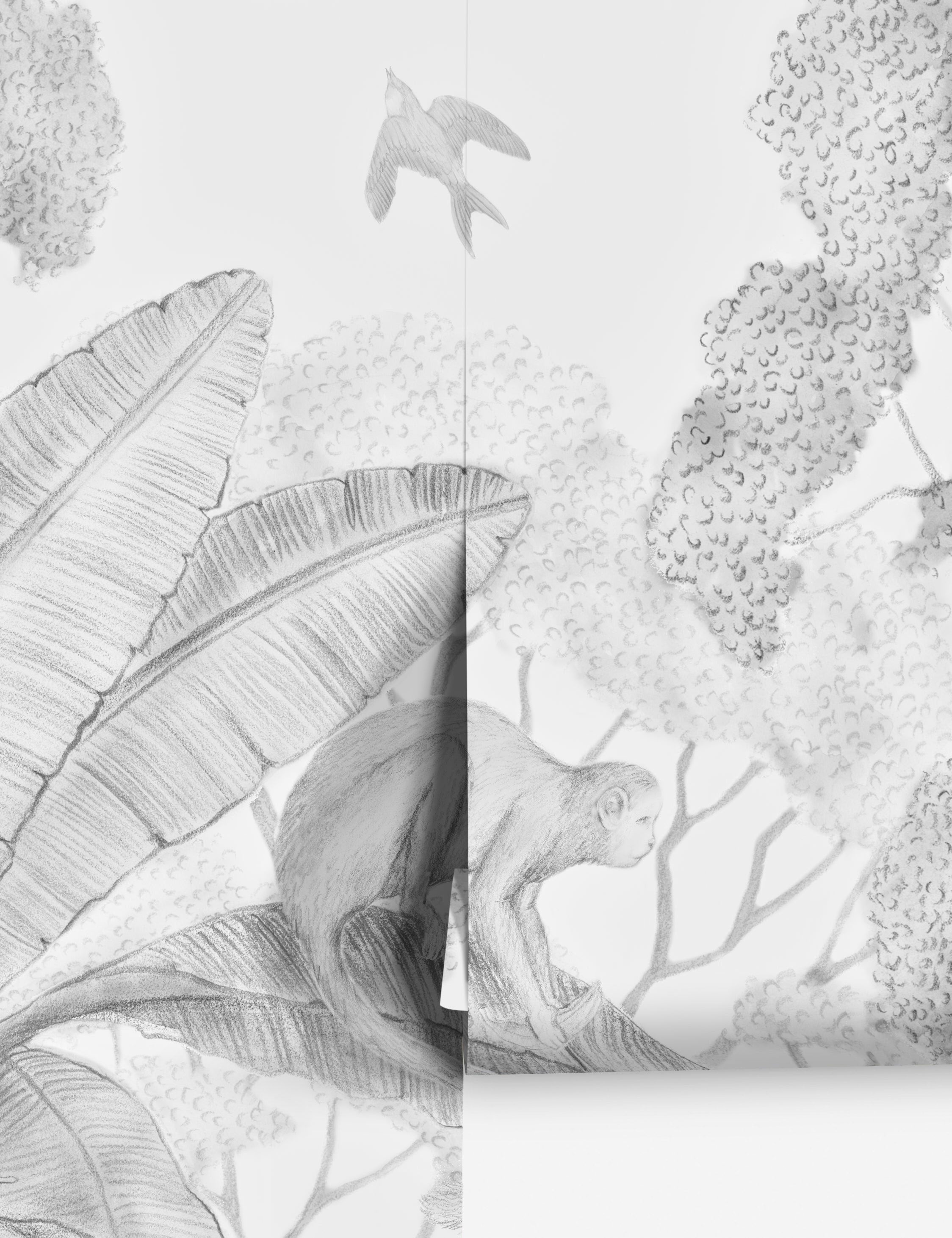 Lulu and Georgia Jungle Wallpaper Mural - view 2