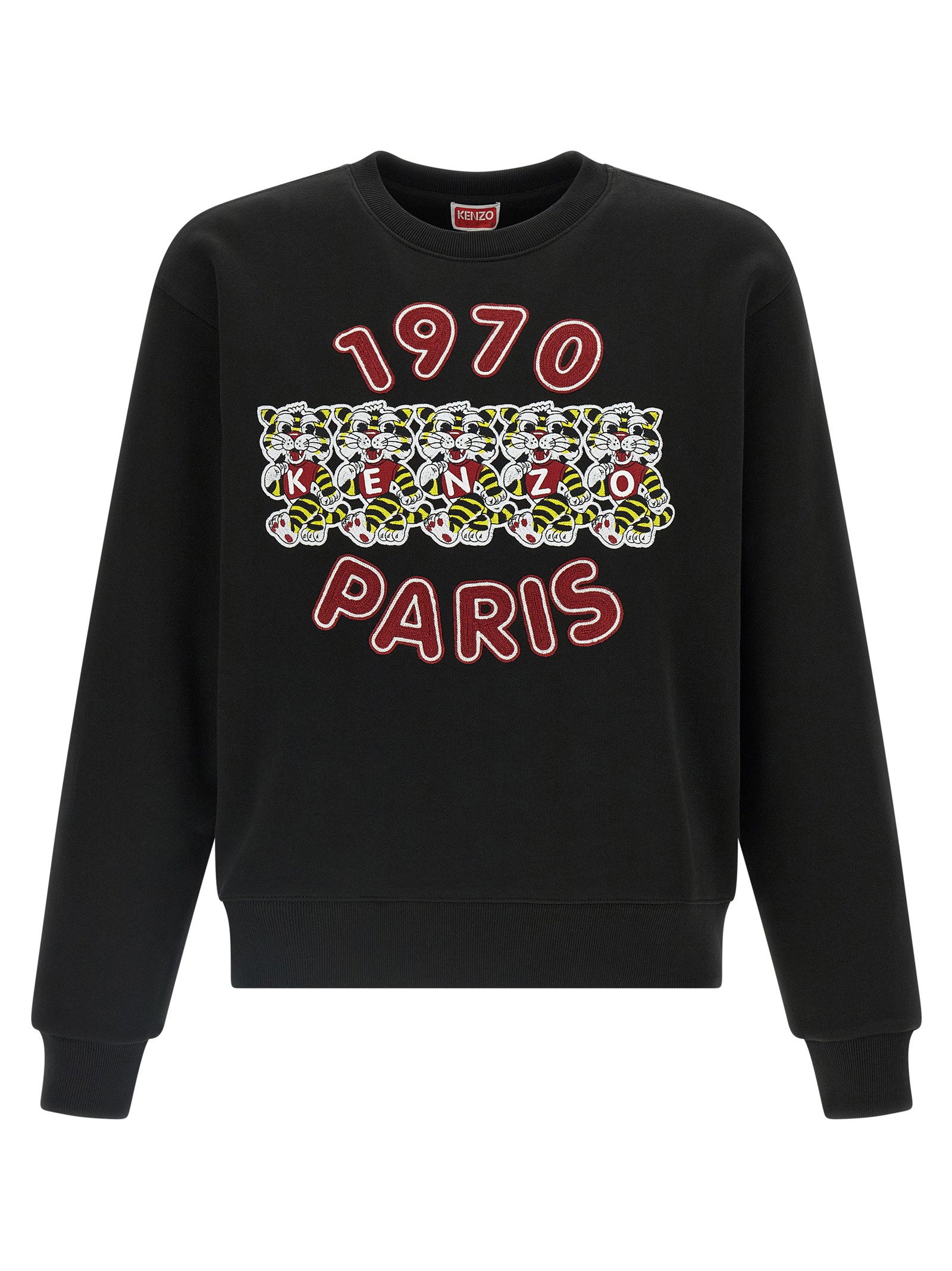 Kenzo Wild Tiger Embroidered Sweatshirt – 100% cotton