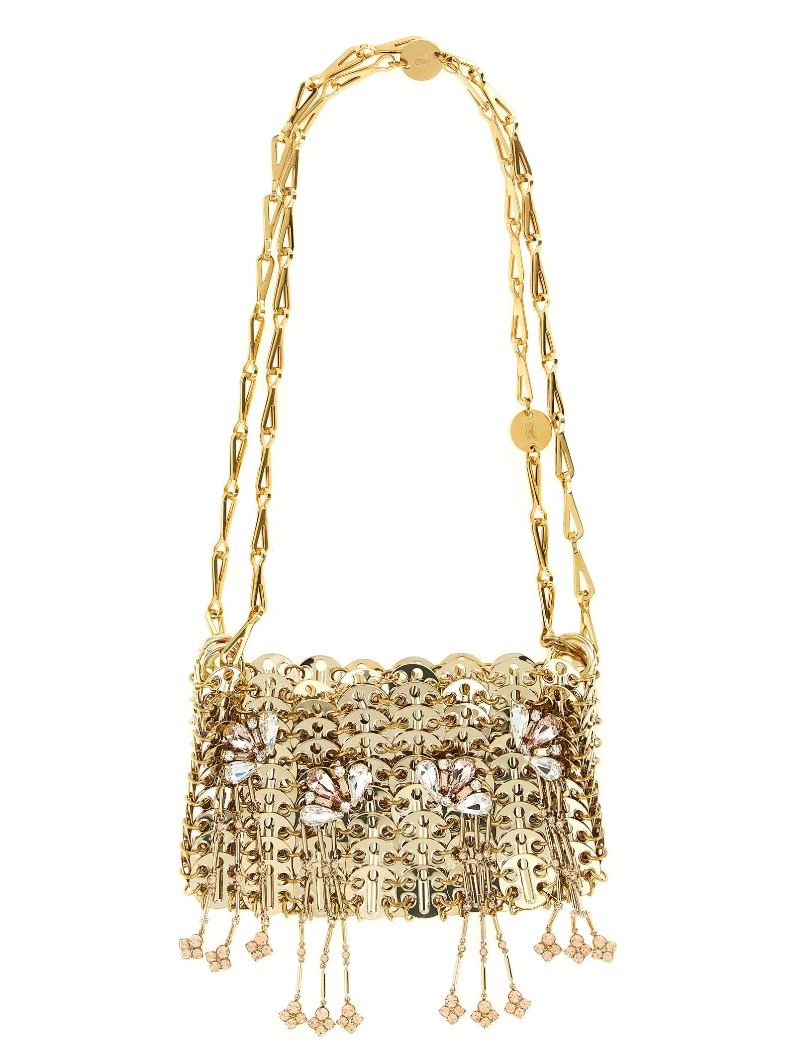 Paco Rabanne 1969 Shoulder Bag With Fringes – 90% steel, 10% crystal