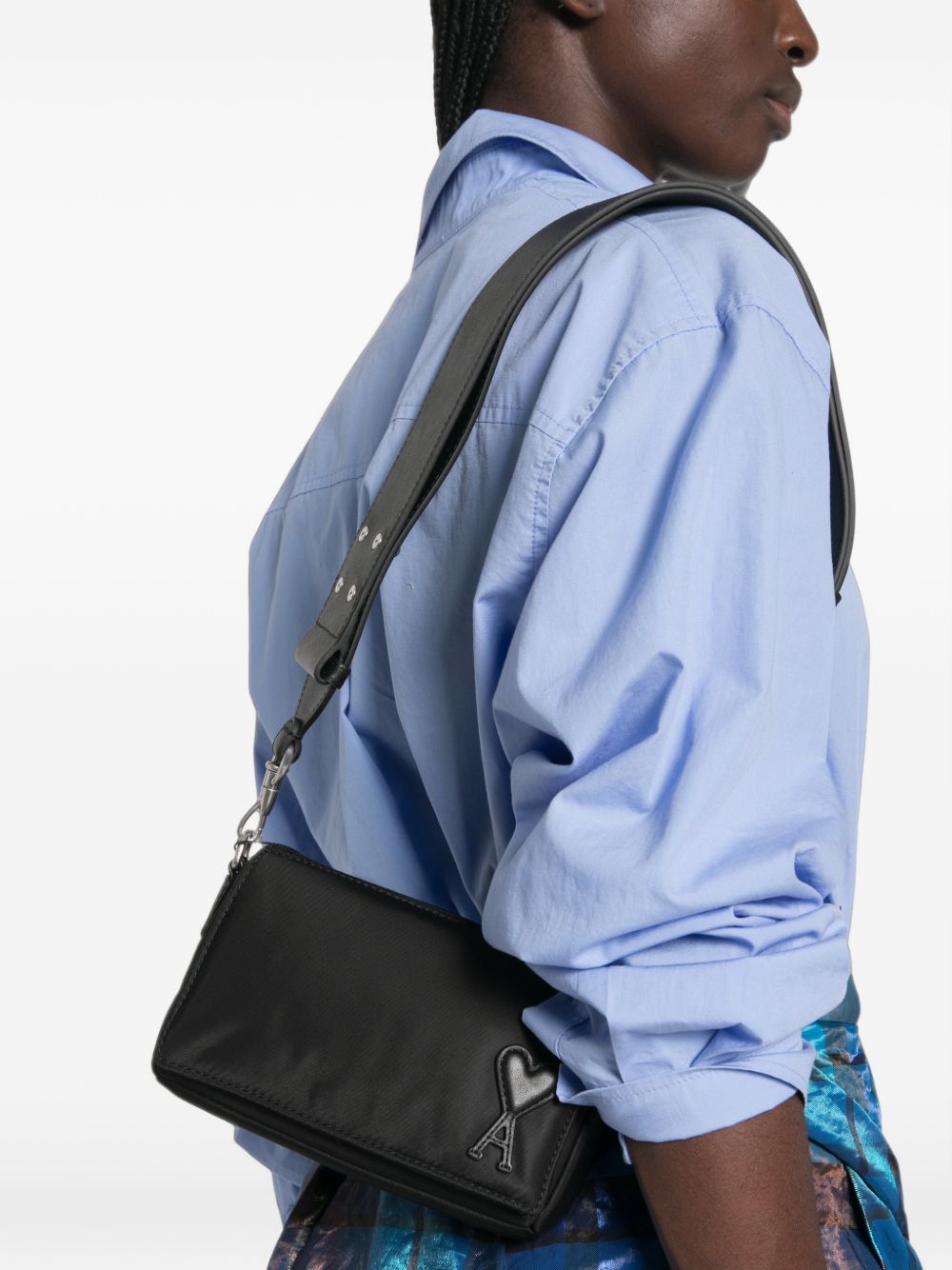 Ami Paris Nylon Shoulder Bag – 100% Polyammide - view 2