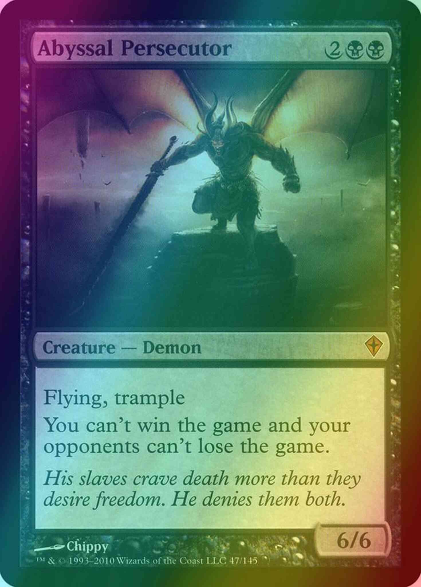 Abyssal persecutor 47 – Magic Abyssal Persecutor [47] [Worldwake] [Foil]