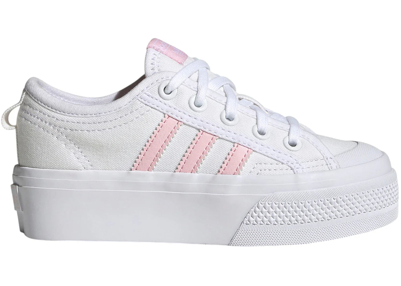 adidas Nizza Platform Cloud White Clear Pink (PS)