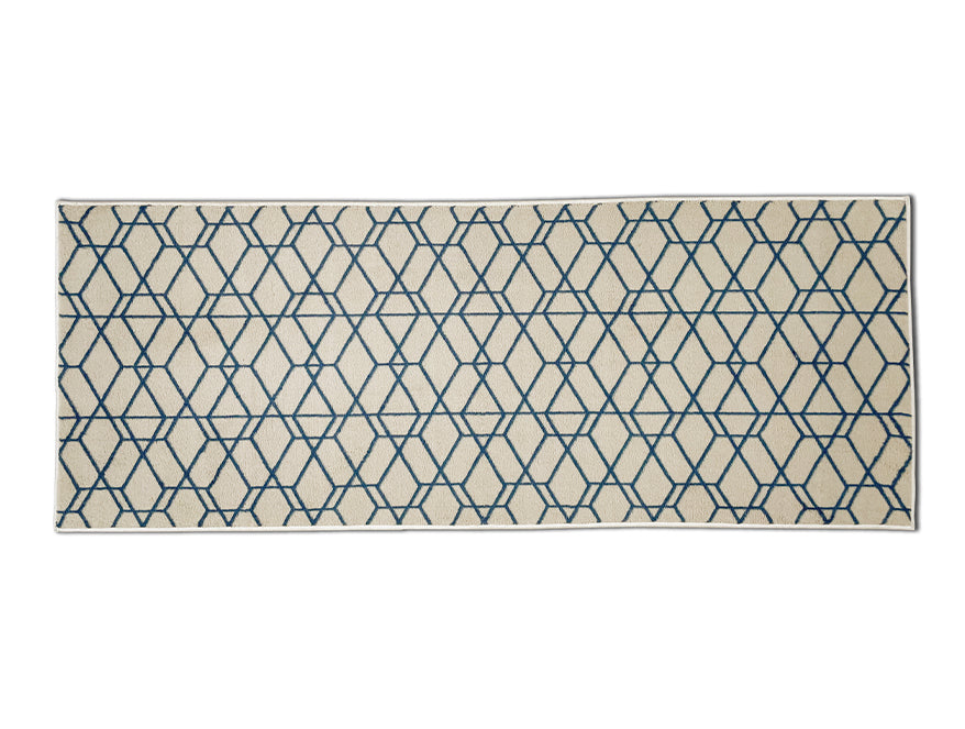 Spaces India Ethan Polyester Runner-Feather Grey - view 2