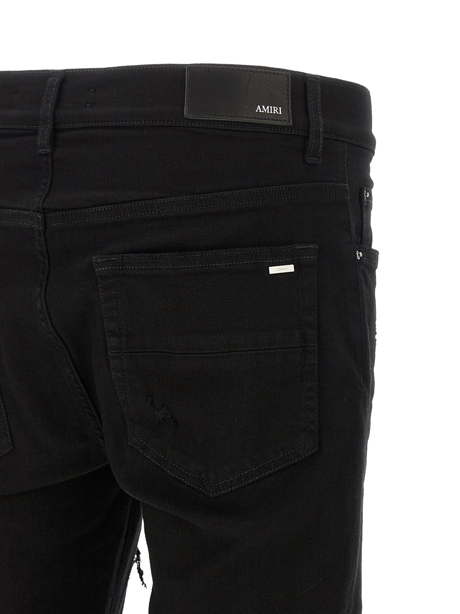 Amiri Mx1 Jeans With Distressed Details – 92% cotton, 8% elastane - view 4