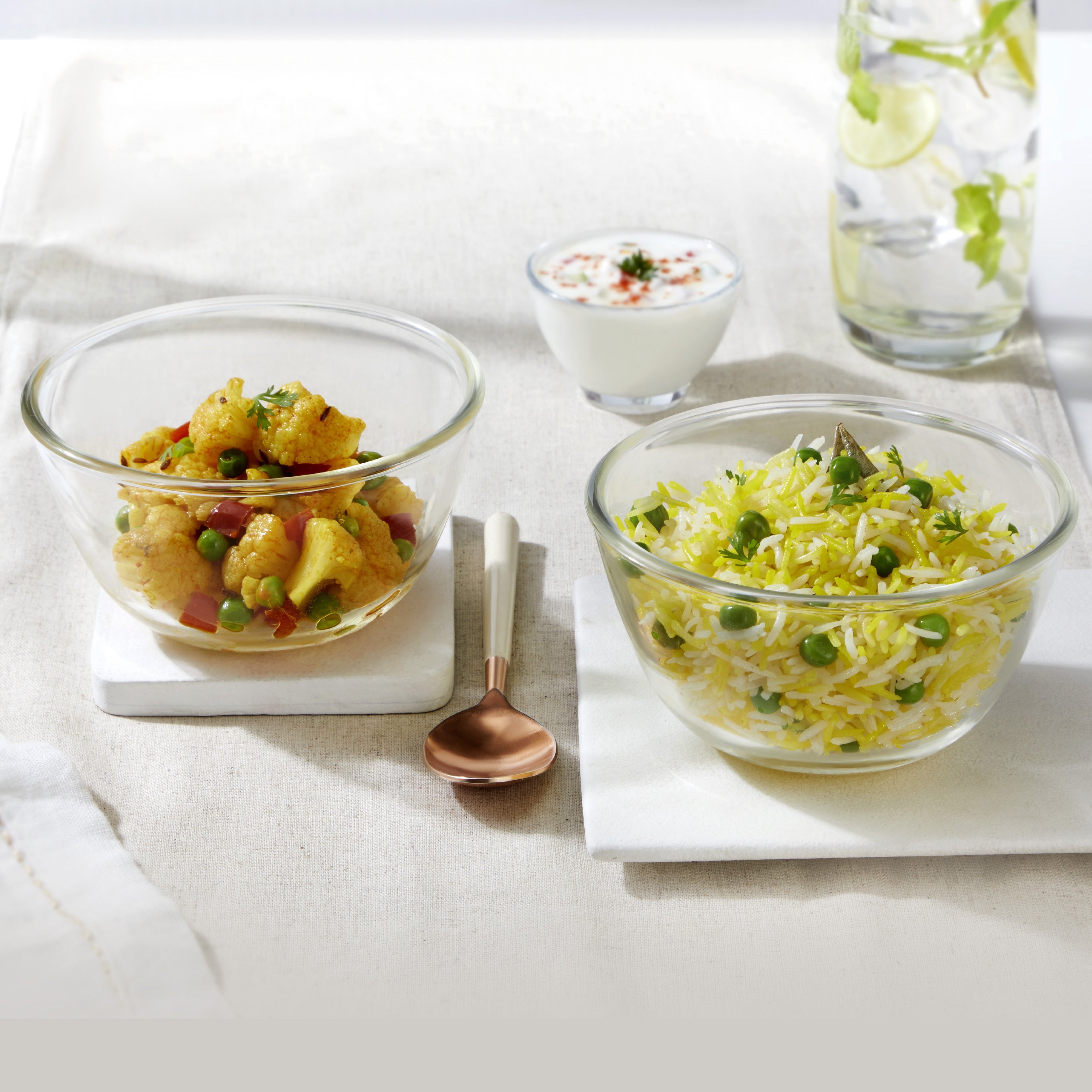 Cello Ornella Glass Mixing Bowl Set, Set of 2