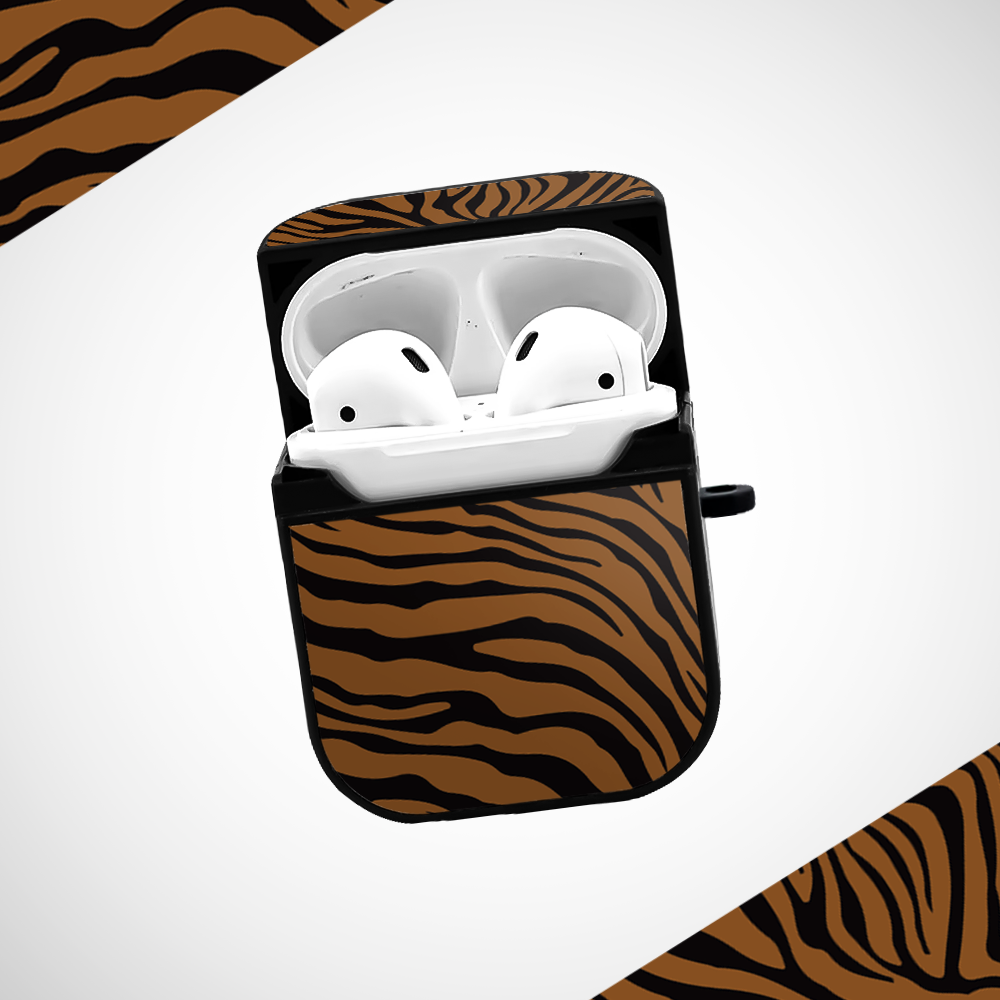 Cover It Up Tiger Print Glass Airpods 1st Gen Case Covers - view 2