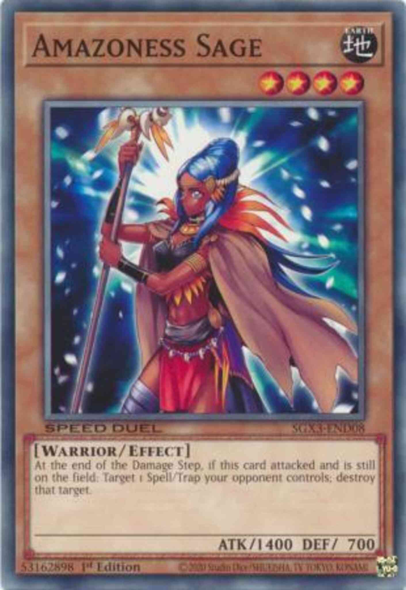 Yu-Gi-Oh! Amazoness Sage - SGX3-END08 - Common - 1st Edition