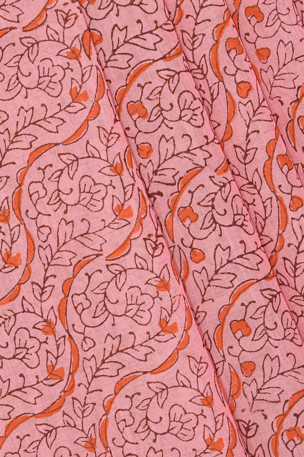 Kalanjali Ethnics Hand block printed cotton saree - view 2