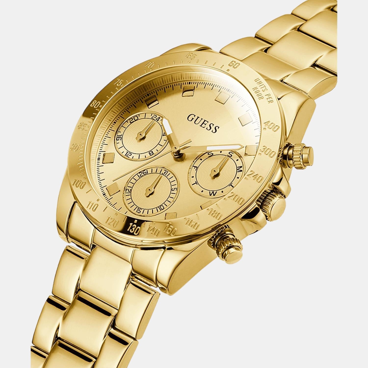Guess Eclipse Women Quartz Gold Dial Chronograph Stainless Steel Watch GW0314L2 - view 2