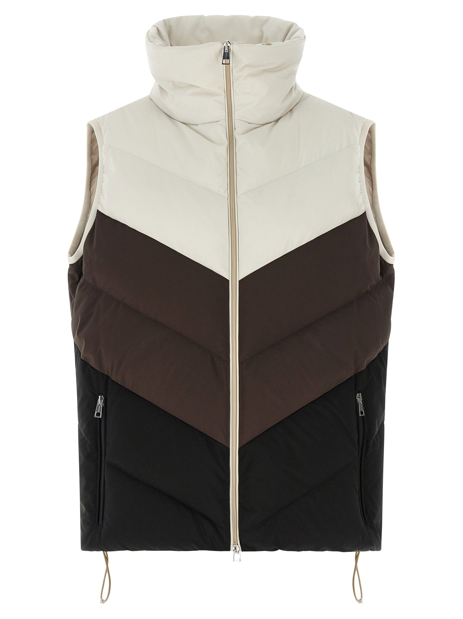 Kiton Chevron Stitching Padded Vest - view 2