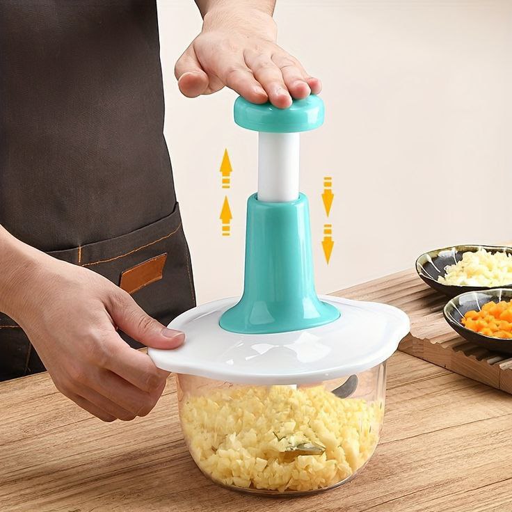Roposo Clout Hand Press Vegetable Chopper