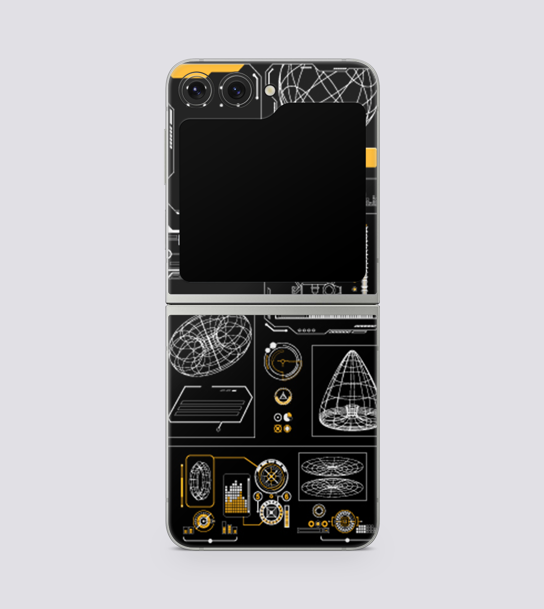 Samsung Galaxy Z Flip 6 Space Blueprint