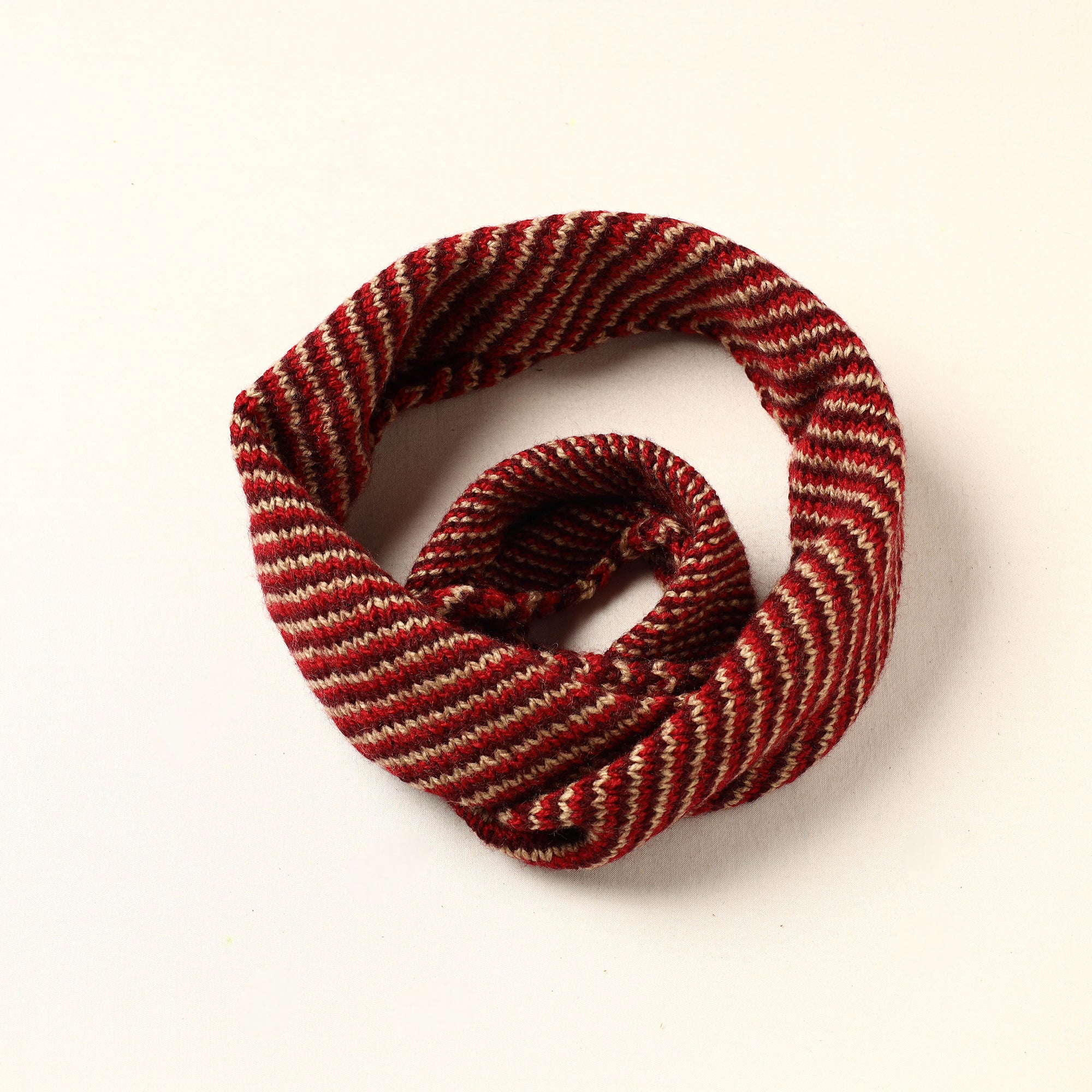 KILMORA Brown - Kumaun Hand Knitted Woolen Neck Warmer