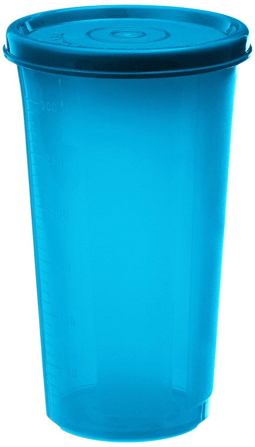 Kuber Industries Virgin Plastic Big Everday Big Glass 2 Piece Tumbler/airtight Container Leakproof Storage with Lid 500ml (Multi) CTKTC34151 - view 2