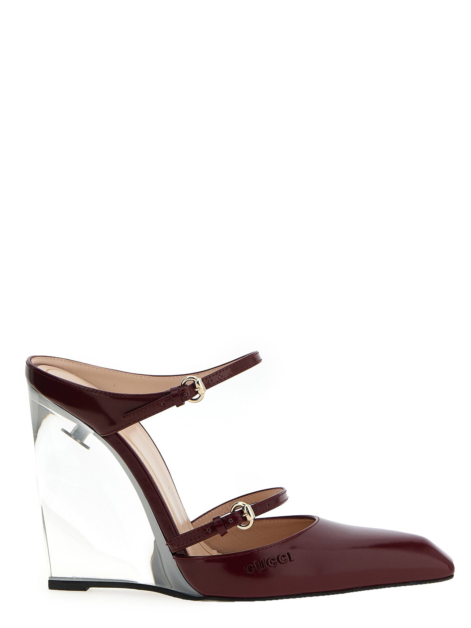 Gucci Rosso Ancora Sabots – 100% leather