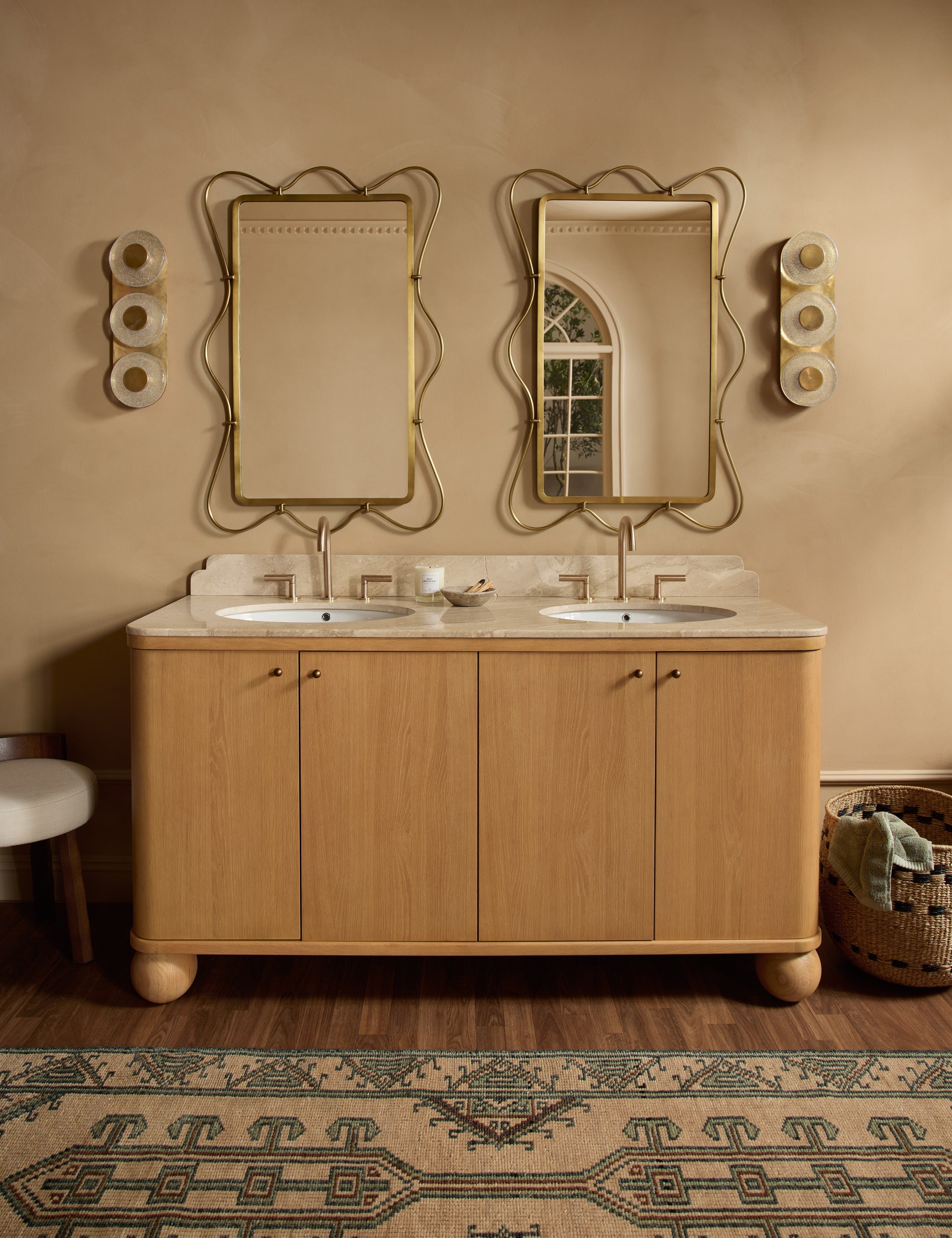 Lulu and Georgia Morstad Long Sconce – Brass - view 4