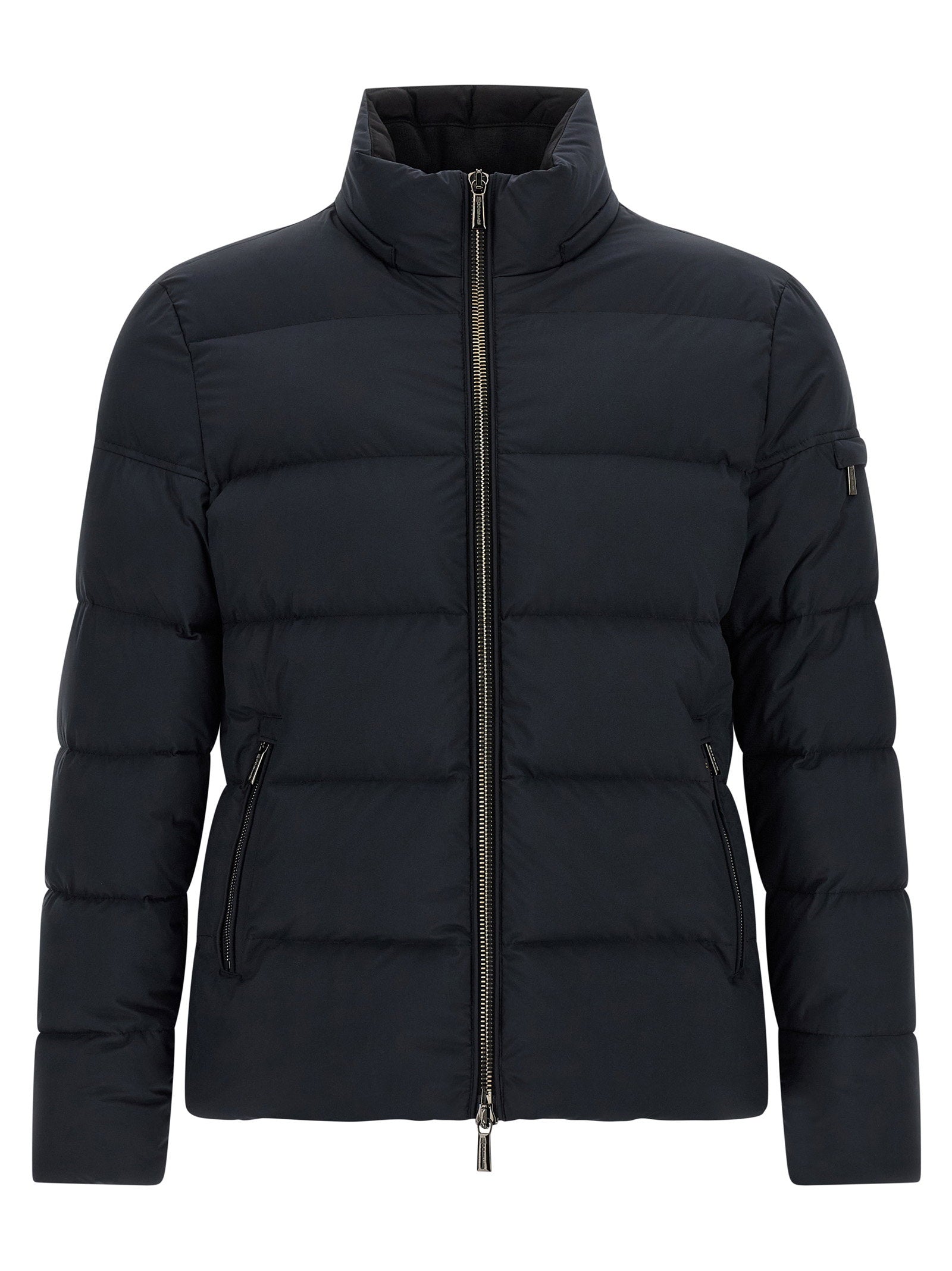 Moorer Brett - Acqua Line Bomber Jacket – 90% wool, 10% cashmere - view 2