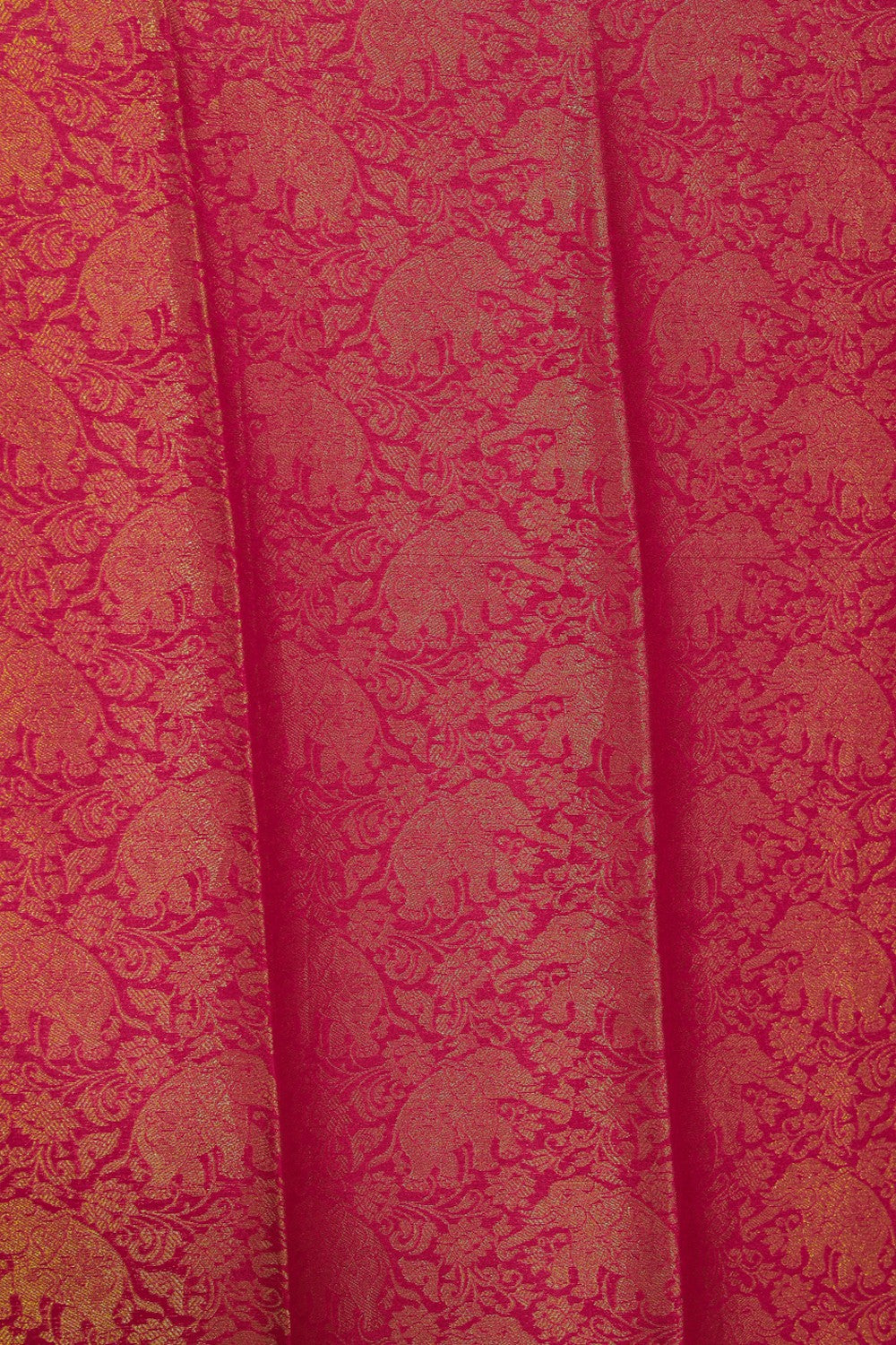 Kalanjali Crepe Silk Brocade Pink Saree – Women's - view 2