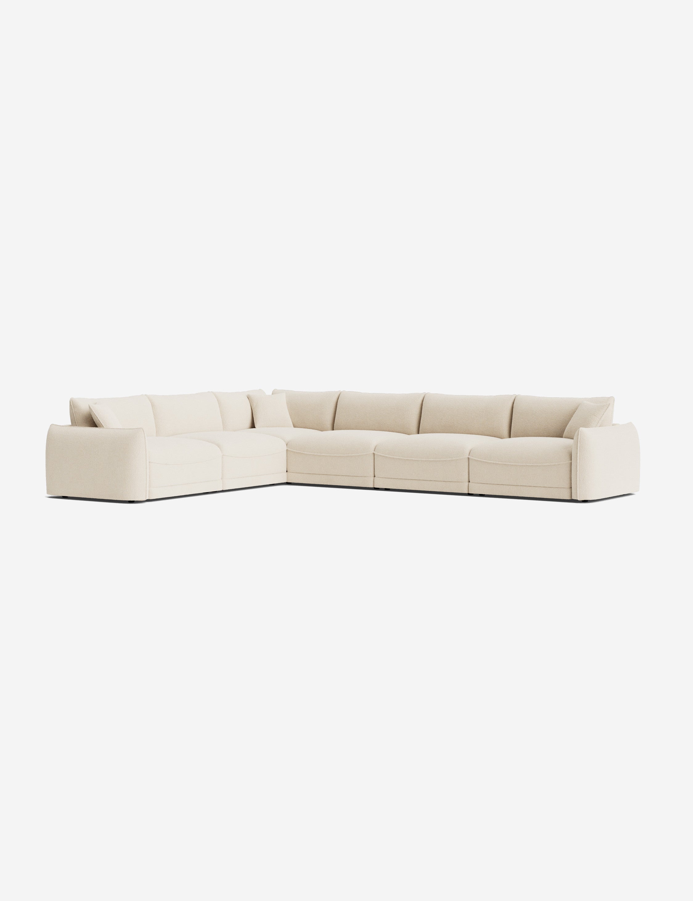 Lulu and Georgia Balmer Modular Corner Sectional Sofa