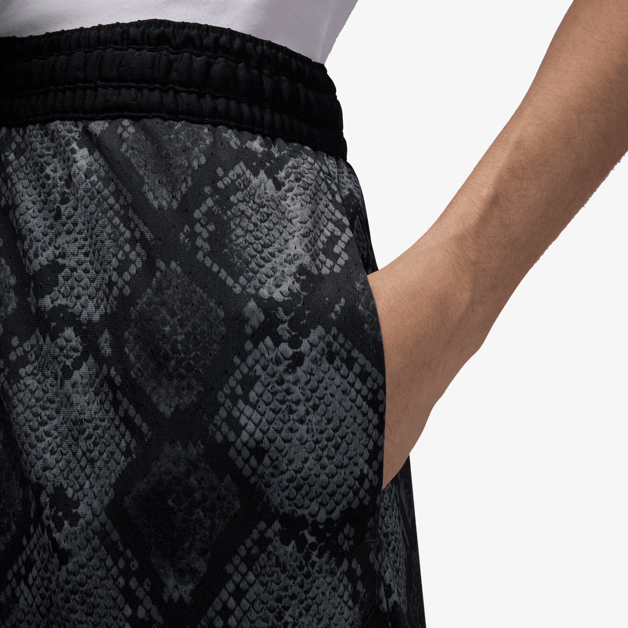 Jordan | Dri-fit Mesh Diamond Shorts { Black/black - view 4