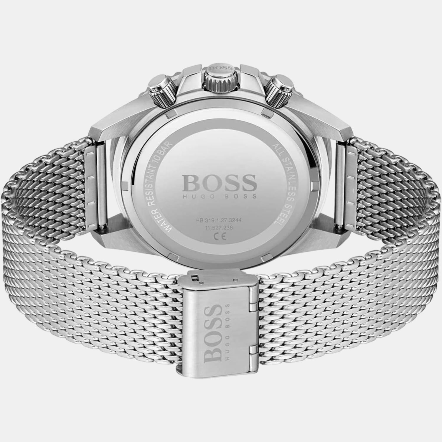 Boss Admiral Men Quartz Green Dial Chronograph Stainless Steel Watch 1513905 - view 3