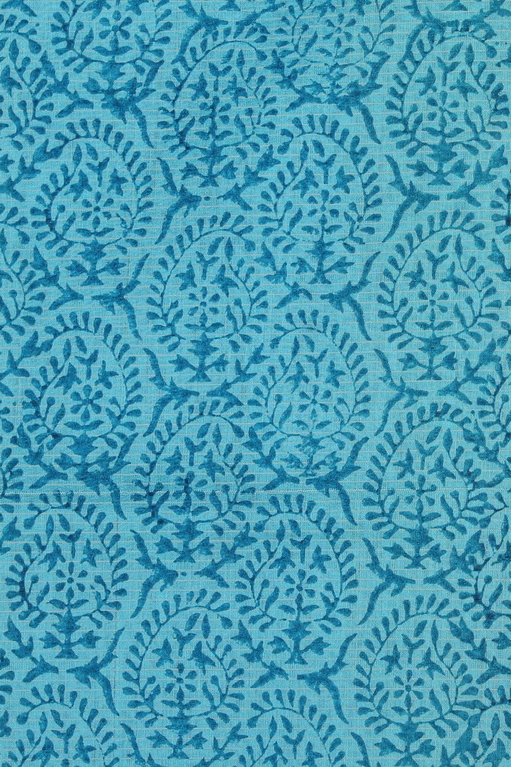 Kalanjali Flower Printed Blue Saree – Women's - view 2