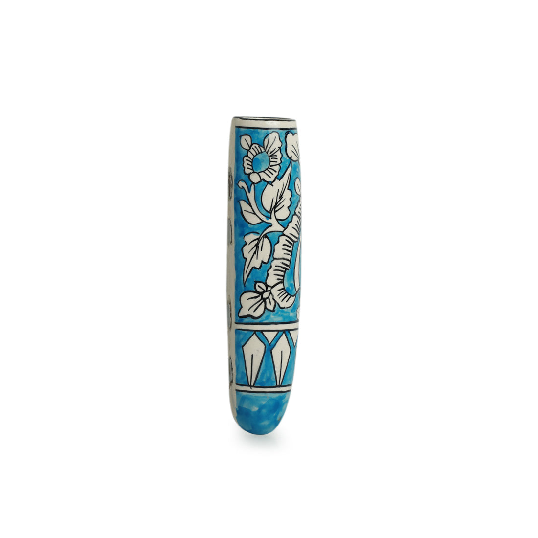 EXCLUSIVELANE 'Mughal Heaven' Magnetic Fridge Planter In Ceramic - view 3