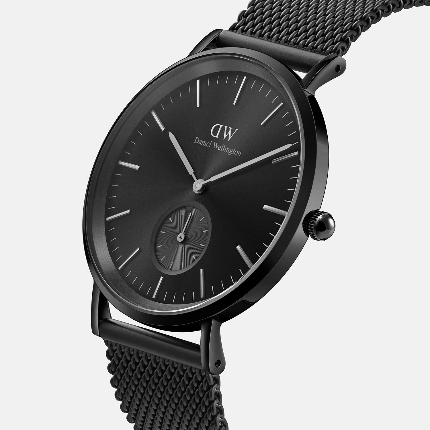 Daniel Wellington Classic Men Quartz Black Dial Analog Stainless Steel Watch DW00100714K - view 2