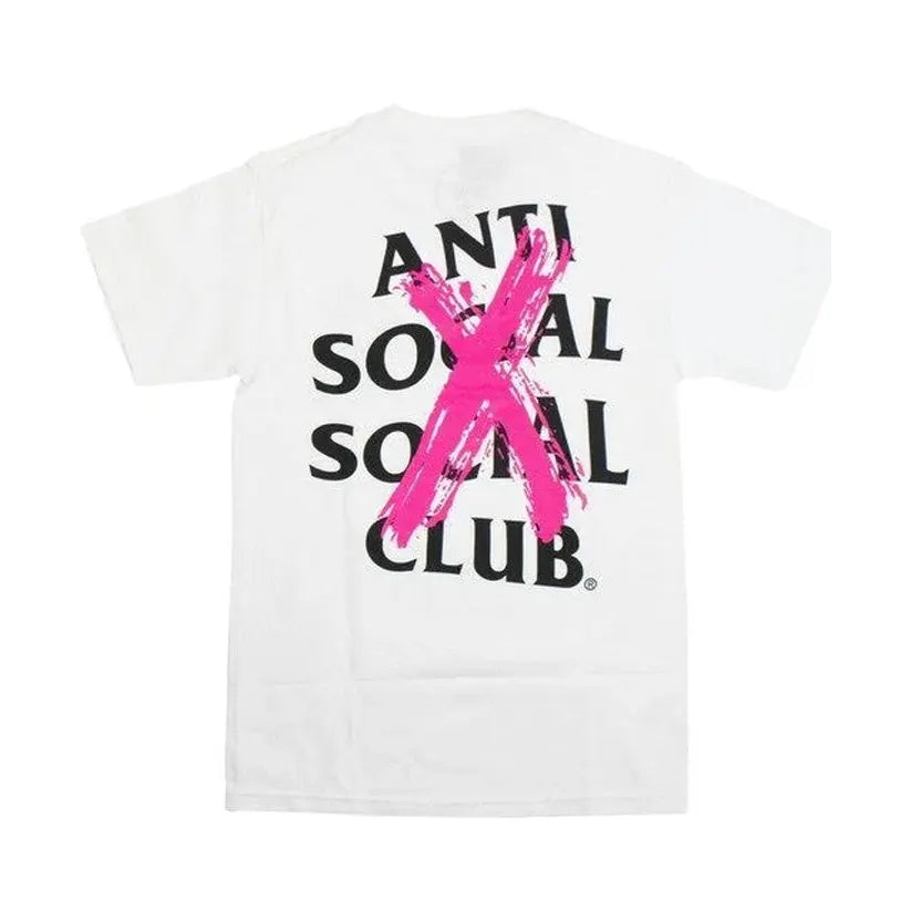 Kicks Machine Anti Social Social Club Cancelled T-shirt White Black Friday