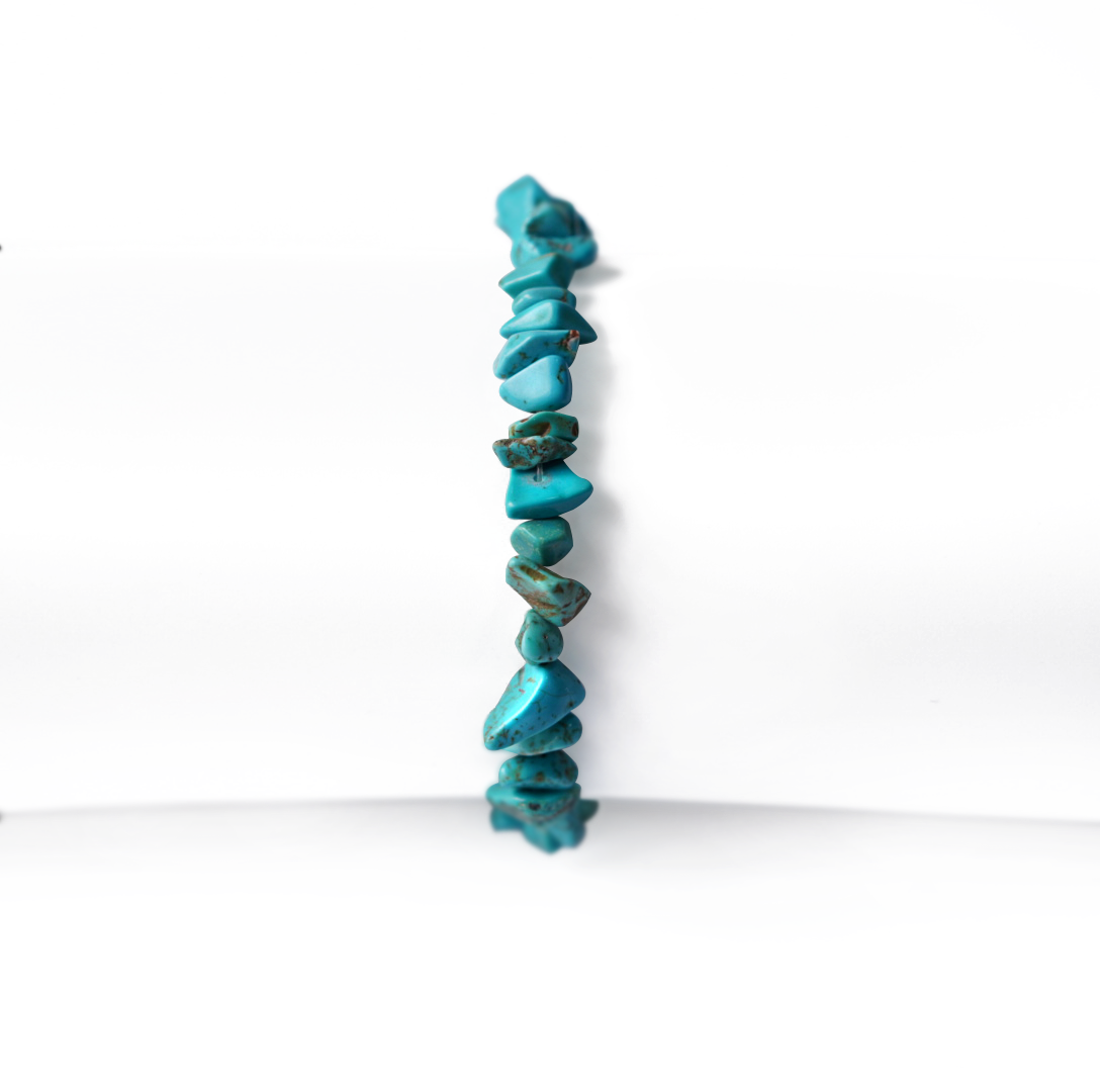 brantashop Blue & Green Howlite Chips Crystals Bracelet For Men - view 2