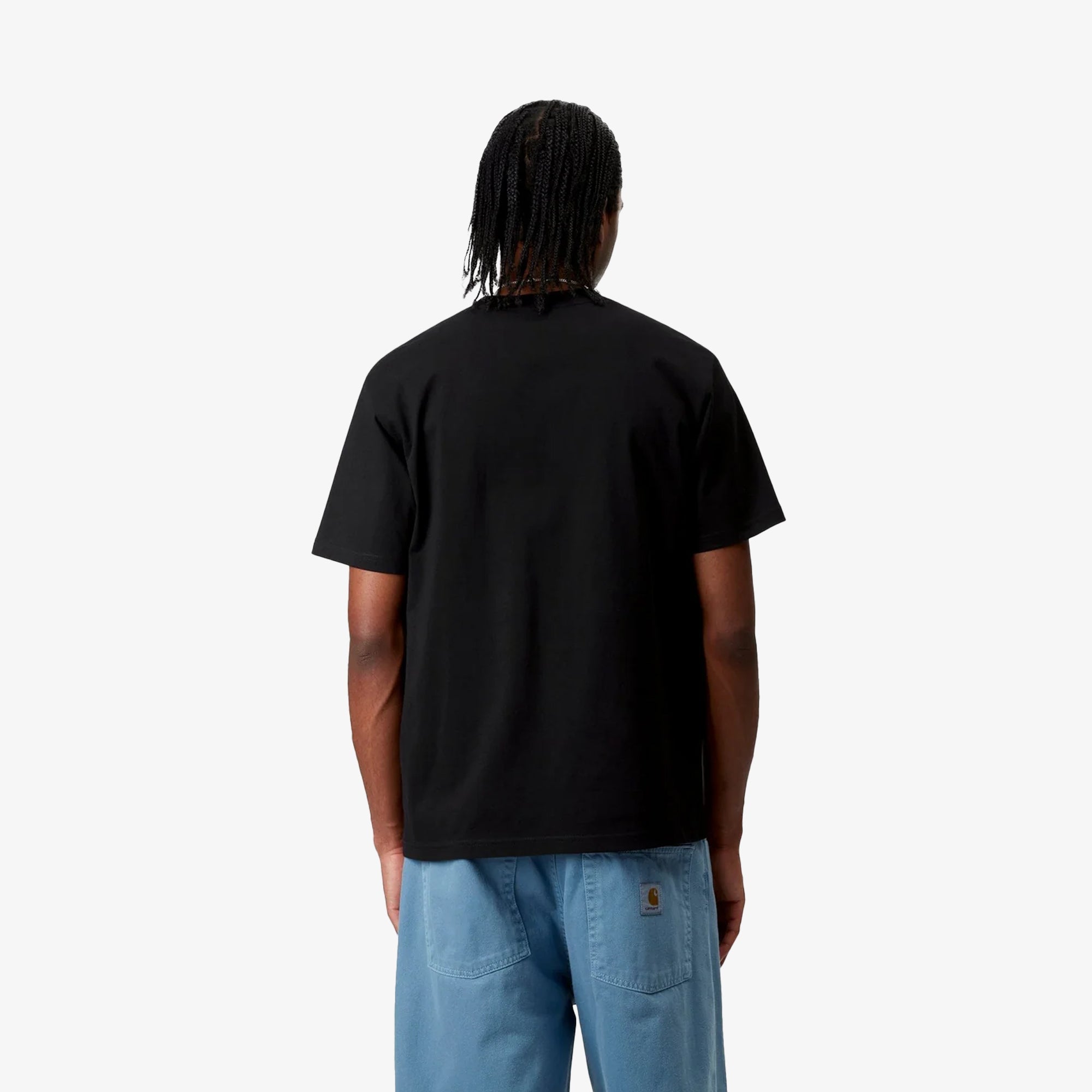 Carhartt | UNIVERSITY SCRIPT T-SHIRT { BLACK/WHITE - view 5