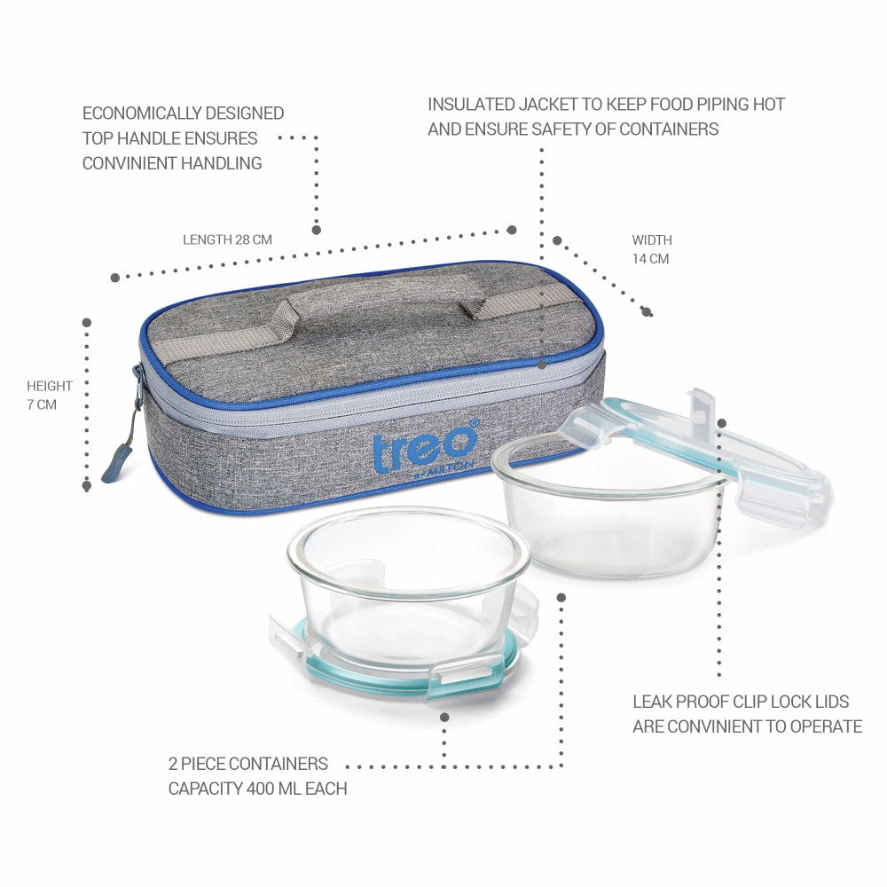 All Fresh Rd Tiffin 2Pcs -(Horizontal) (Treo by Milton) - view 5