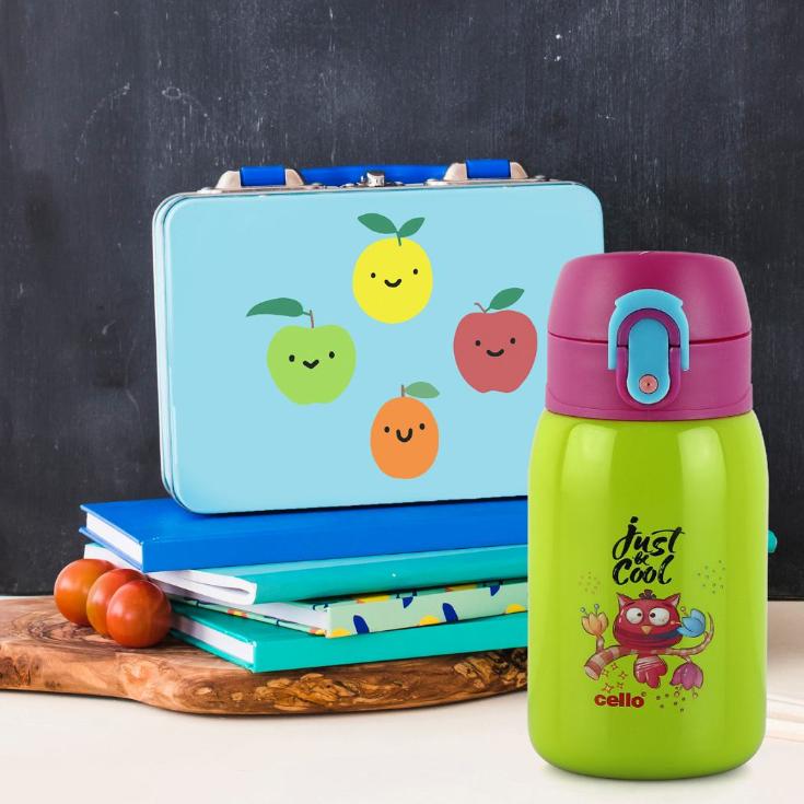 Cello Junior 275 Hot & Cold Stainless Steel Kids Water Bottle, 275ml