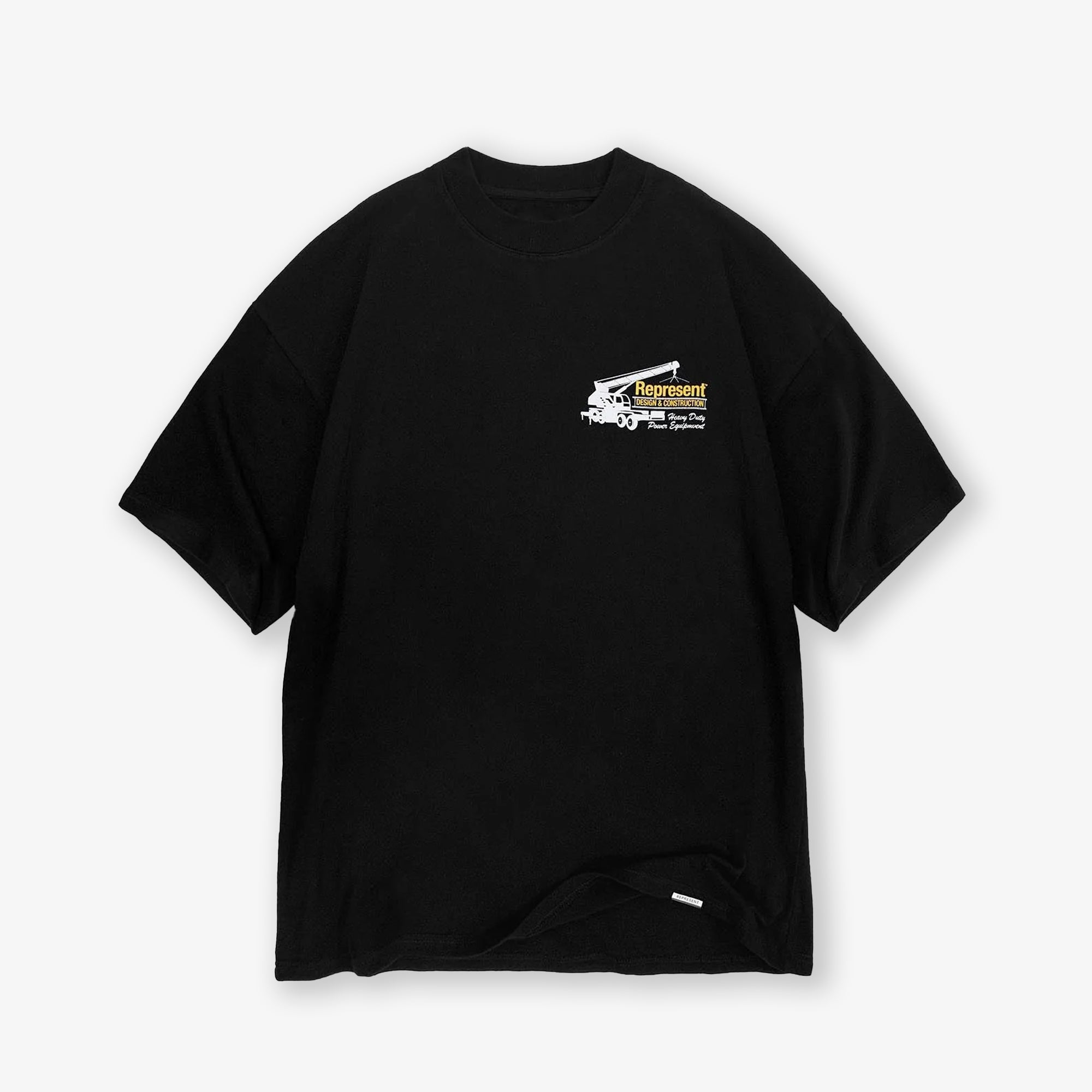 Represent | DESIGN & CONSTRUCTION T-SHIRT { BLACK - view 2