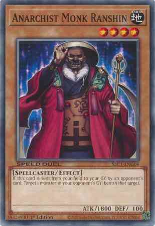 Yu-Gi-Oh! Anarchist Monk Ranshin - SBC1-ENG04 - Common - 1st Edition