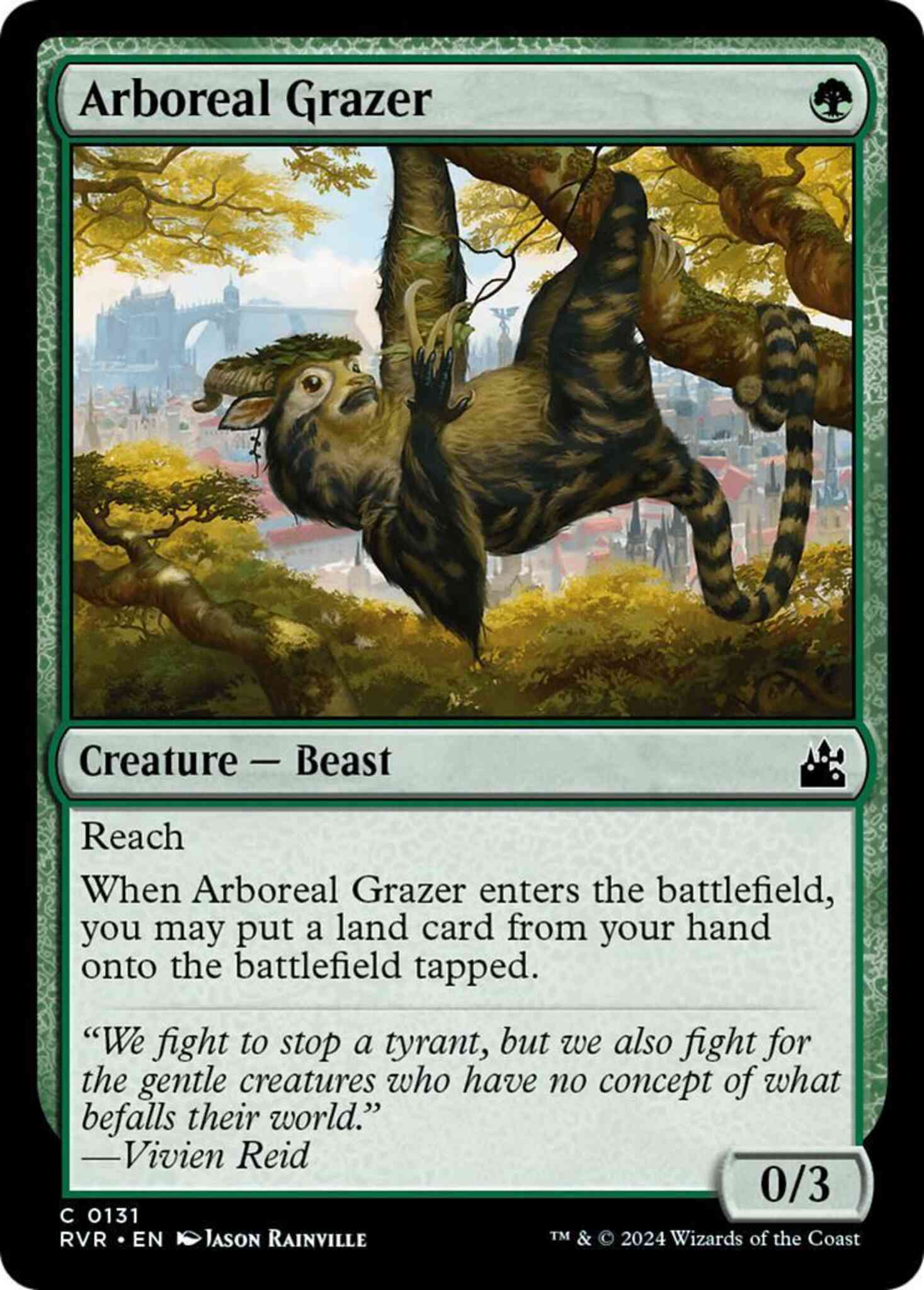 Arboreal grazer 131 – Magic Arboreal Grazer [131] [Ravnica Remastered] [Non-Foil]