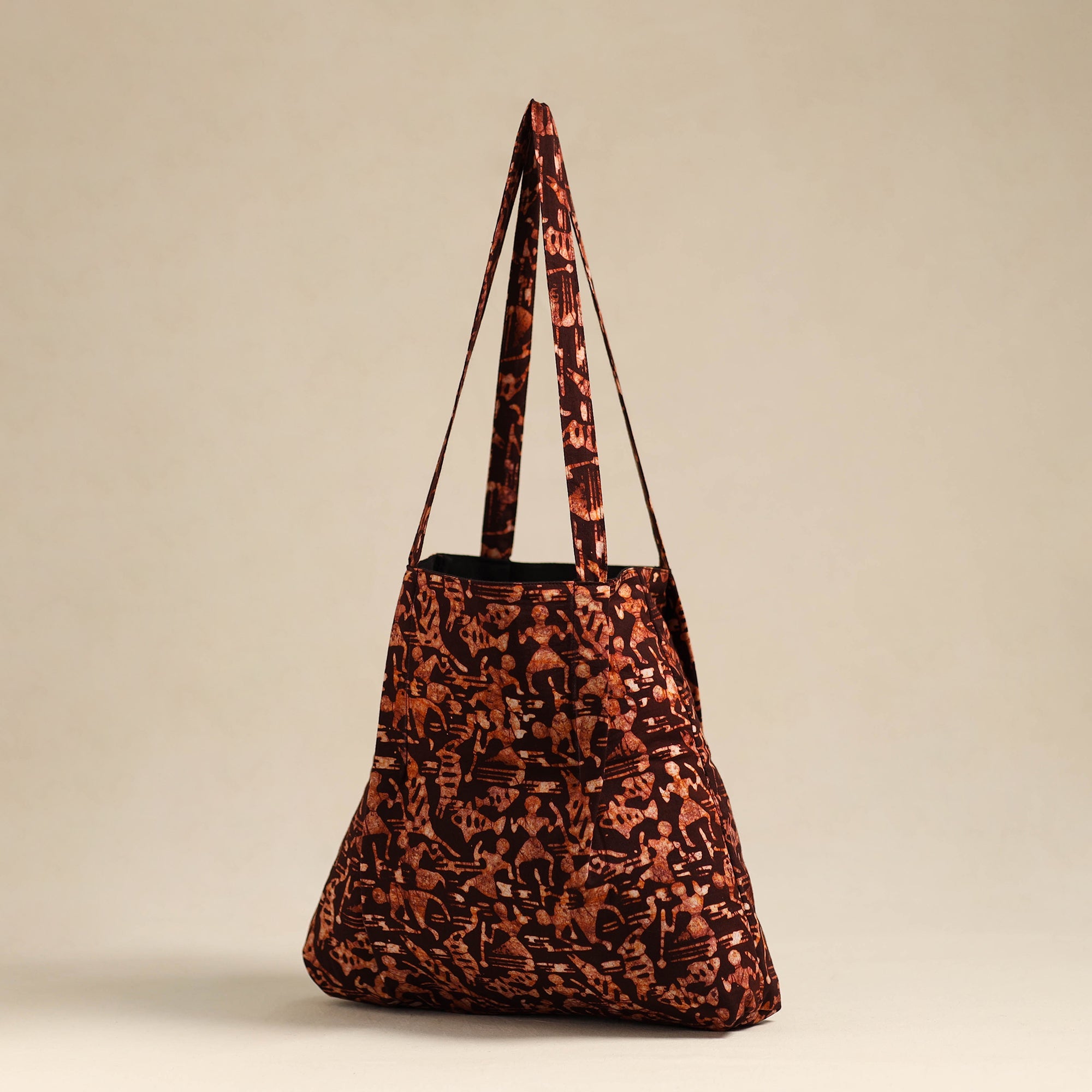 NOORI BAZAR Brown - Handcrafted Cotton Jhola Bag 05 - view 2