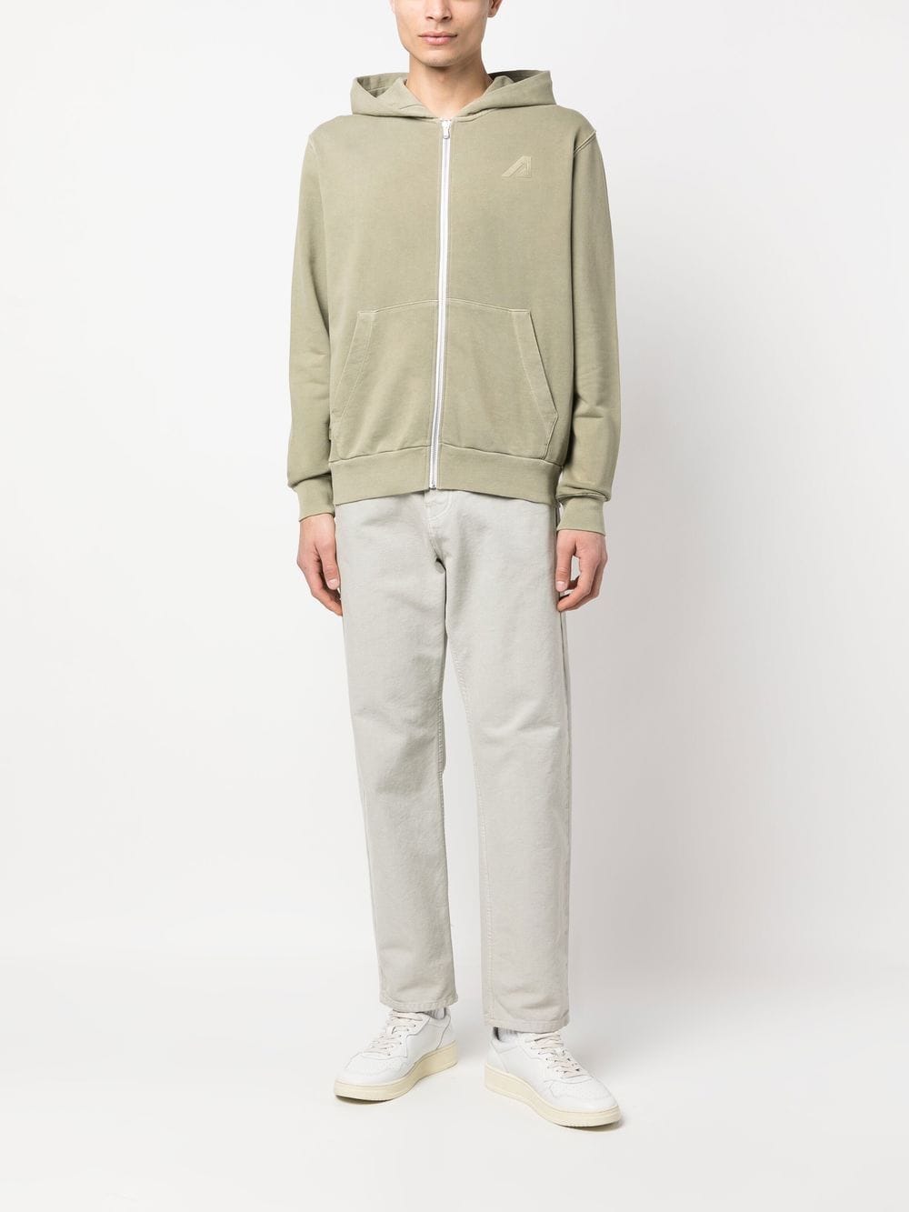 Autry Logo cotton hoodie – Cotton 100% - view 2