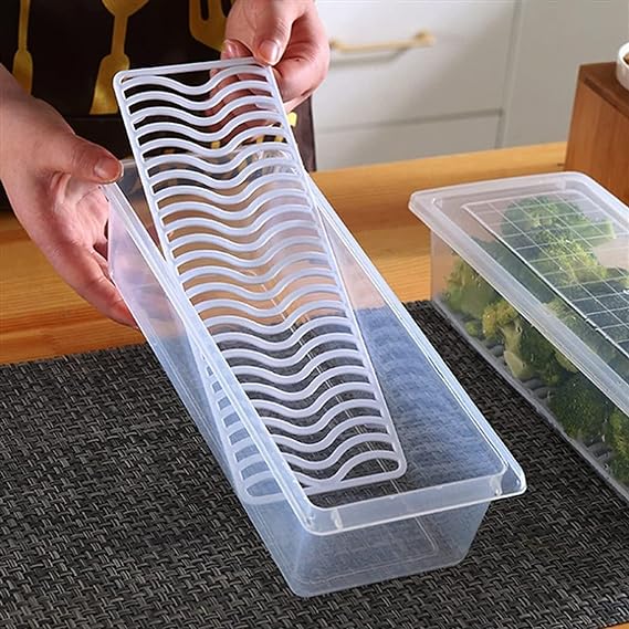 Catterton Transparent Fridge Food Storage Boxes (Set Of 3) - view 3
