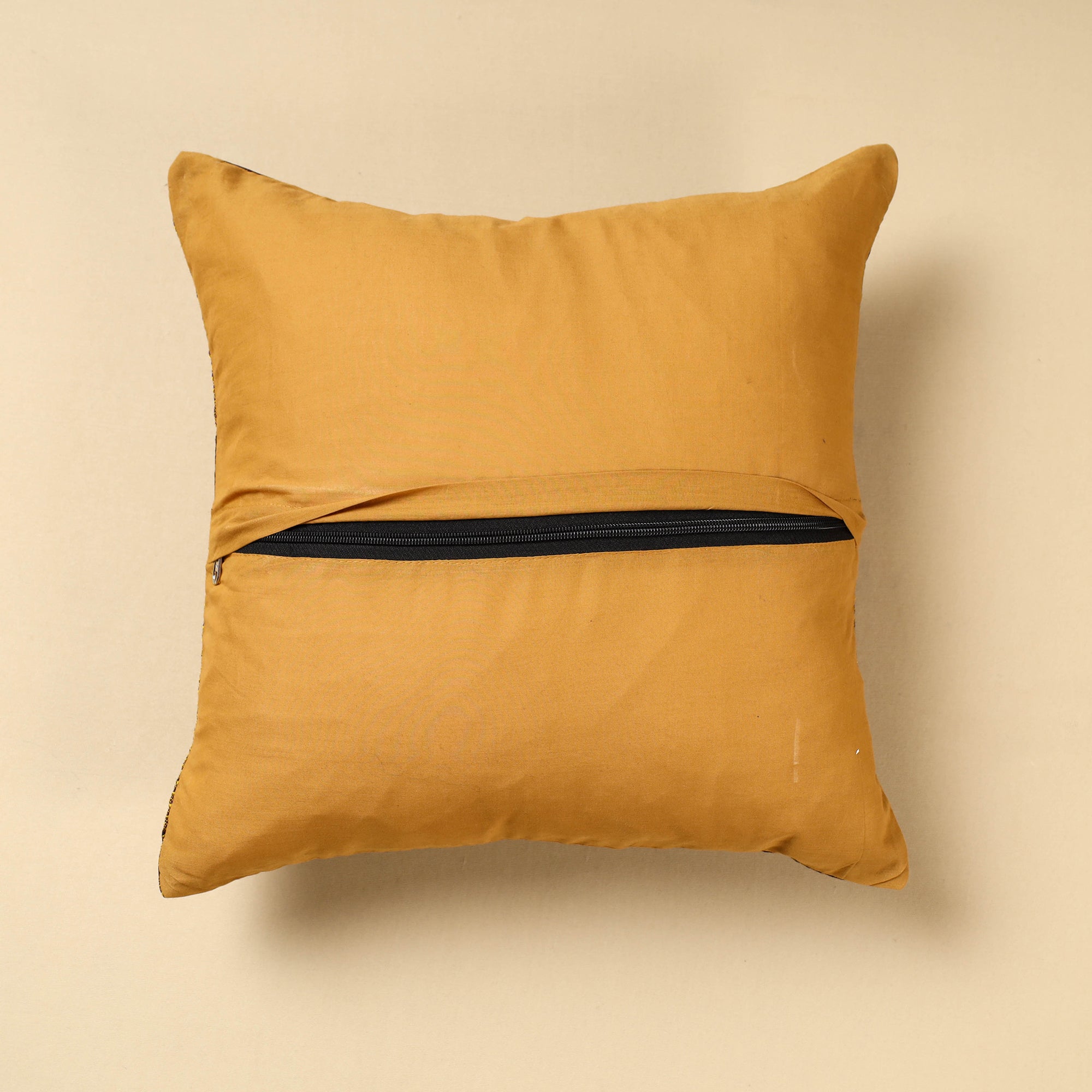 NOORI BAZAR Brown - Khun Weave Cotton Cushion Cover (16 x 16 in) - view 3