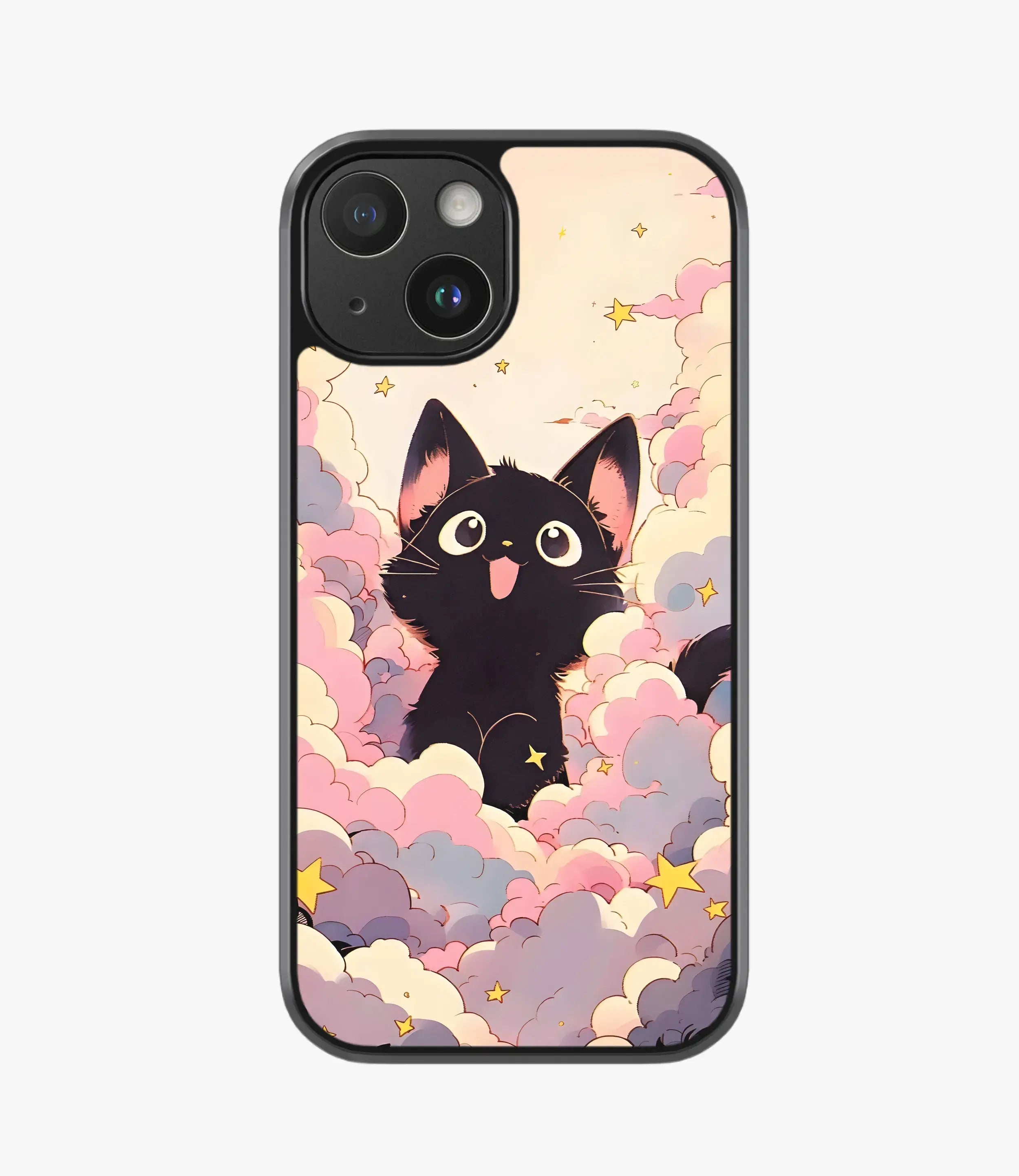 The Case Company Dreamy Cloud Cat Hybrid Phone Case