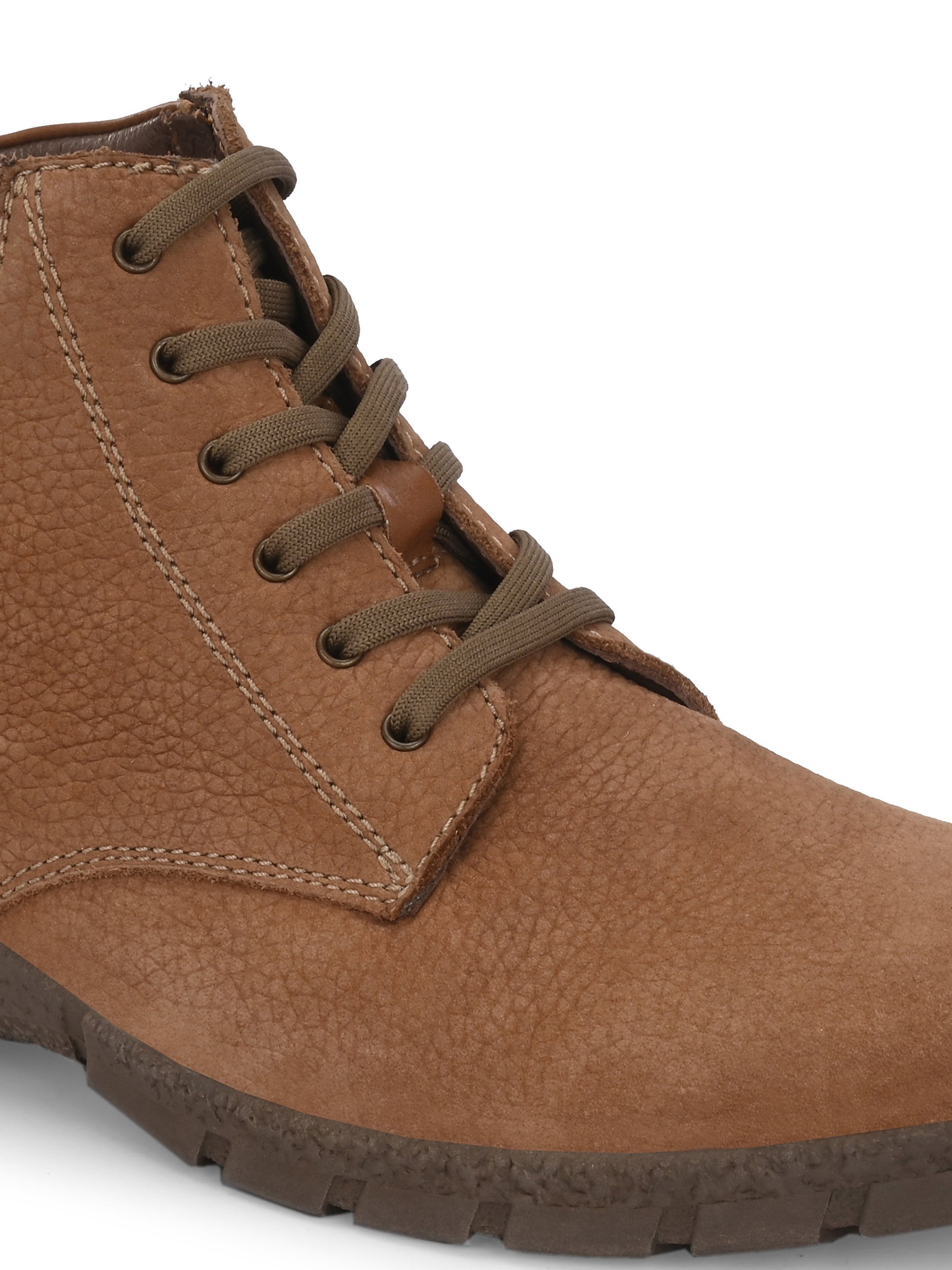 Mudtrail Lace-Up High Ankle Boots by Aspeerio - view 8