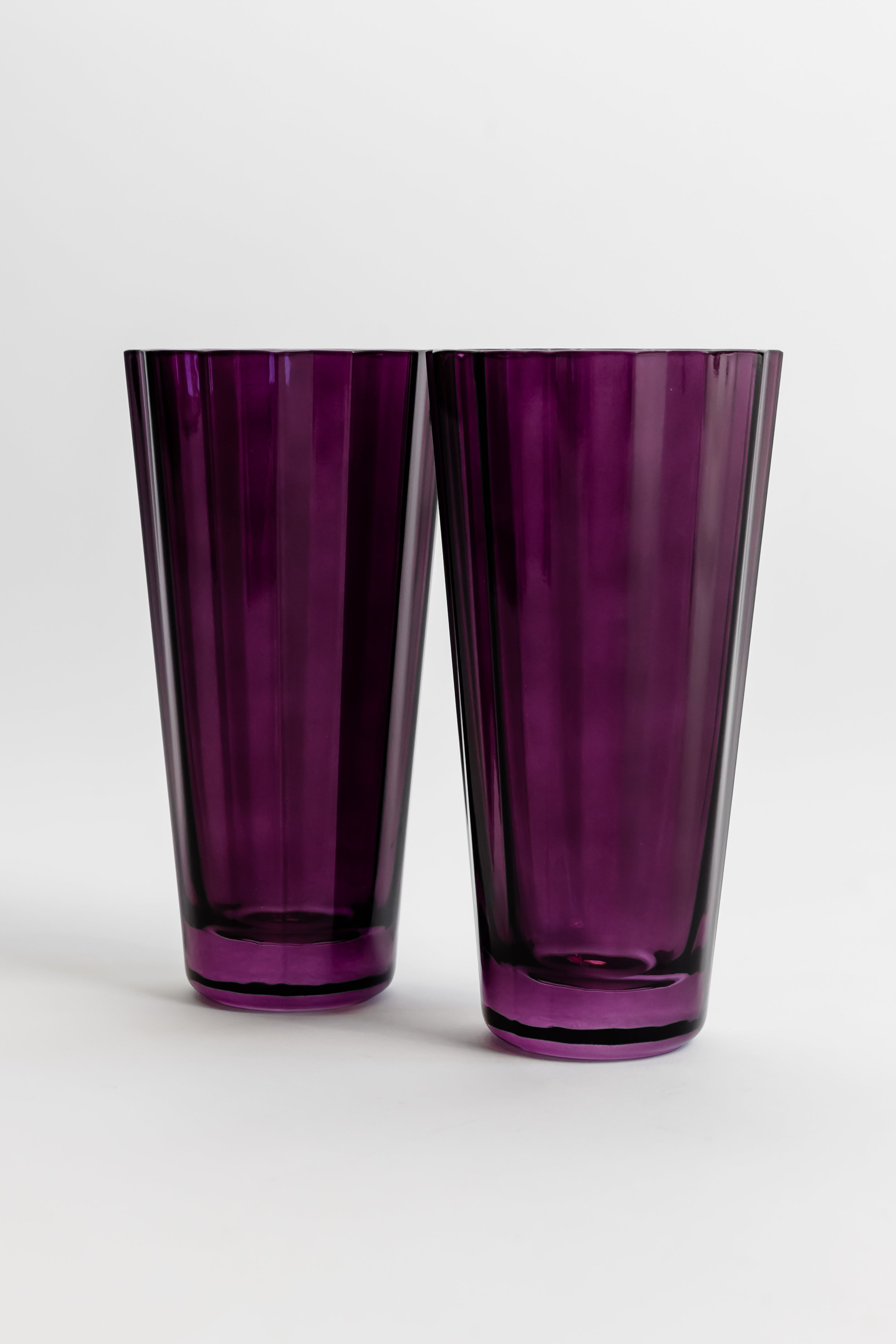 Estelle Colored Glass Estelle Colored Sunday High Balls - Set of 2 {Amethyst}