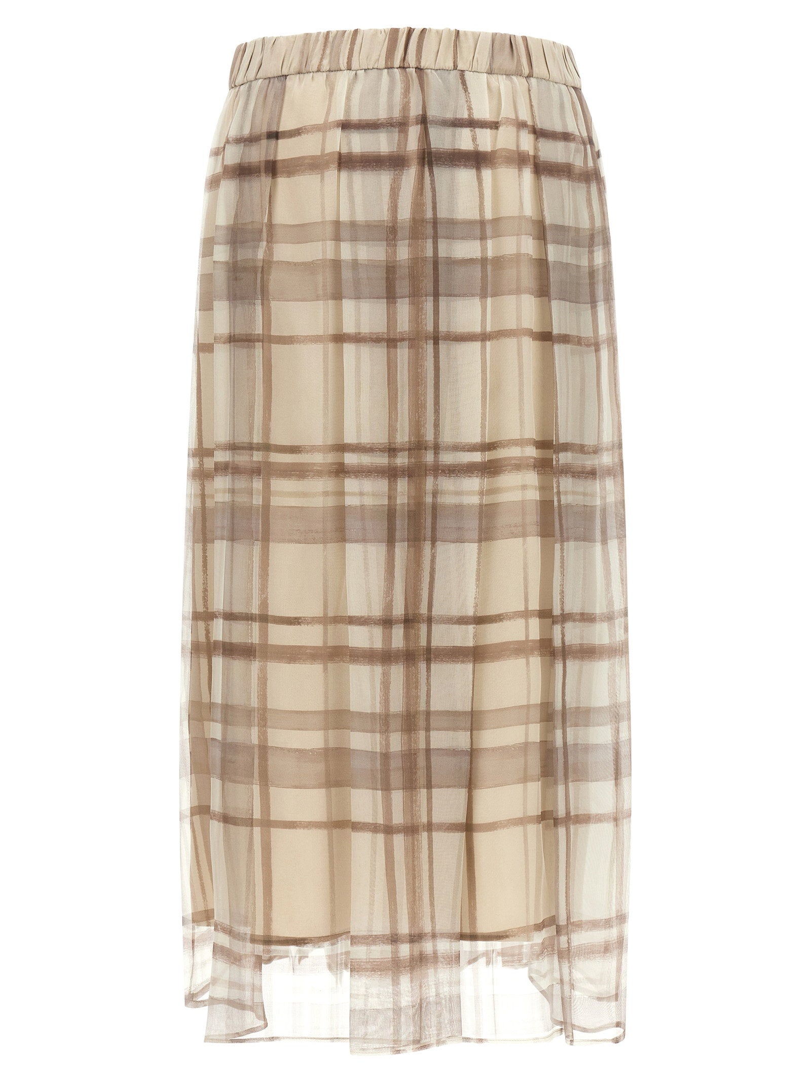 Brunello Cucinelli Organza Skirt – 100% silk - view 2