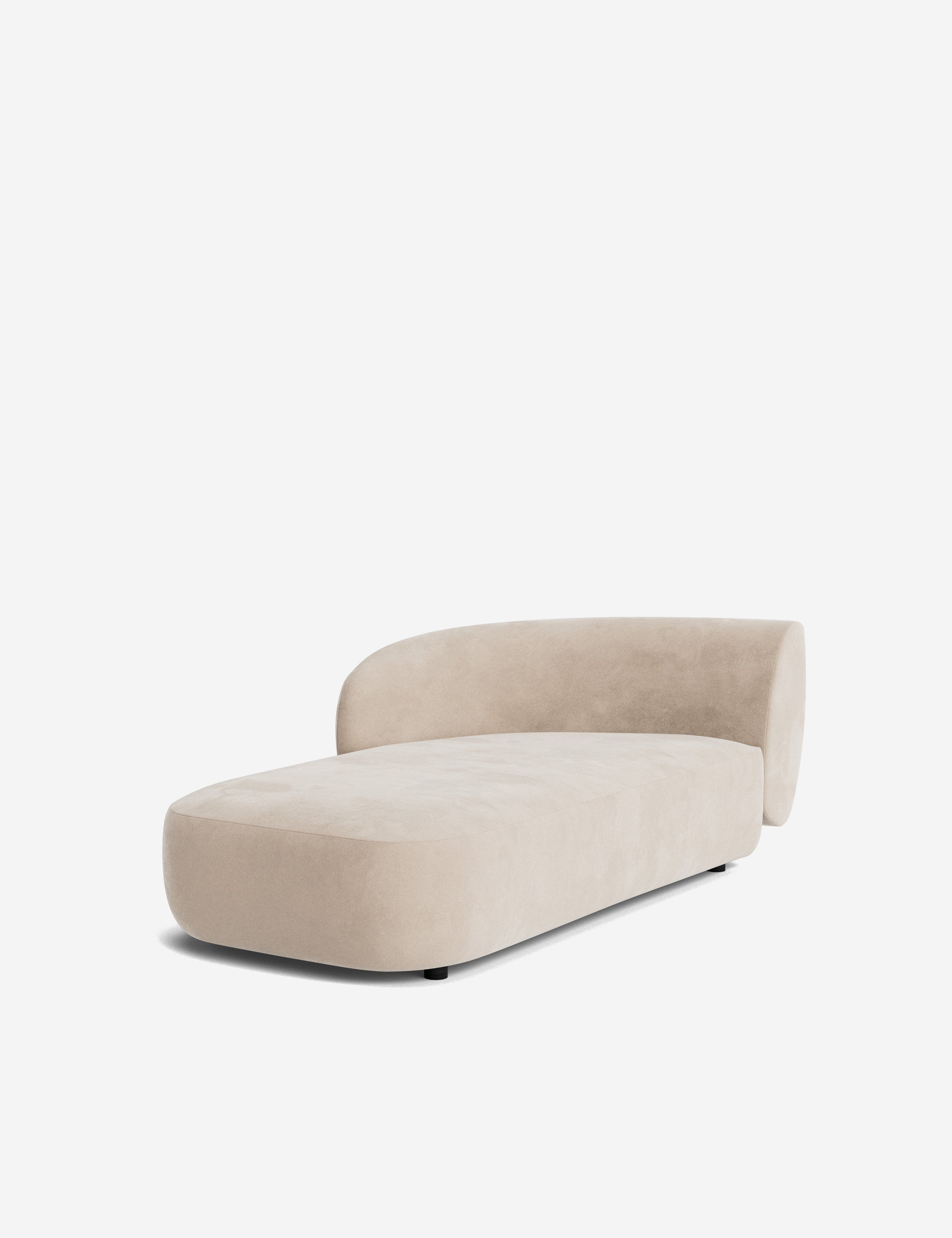Lulu and Georgia Claret Modular Left Chaise - view 204