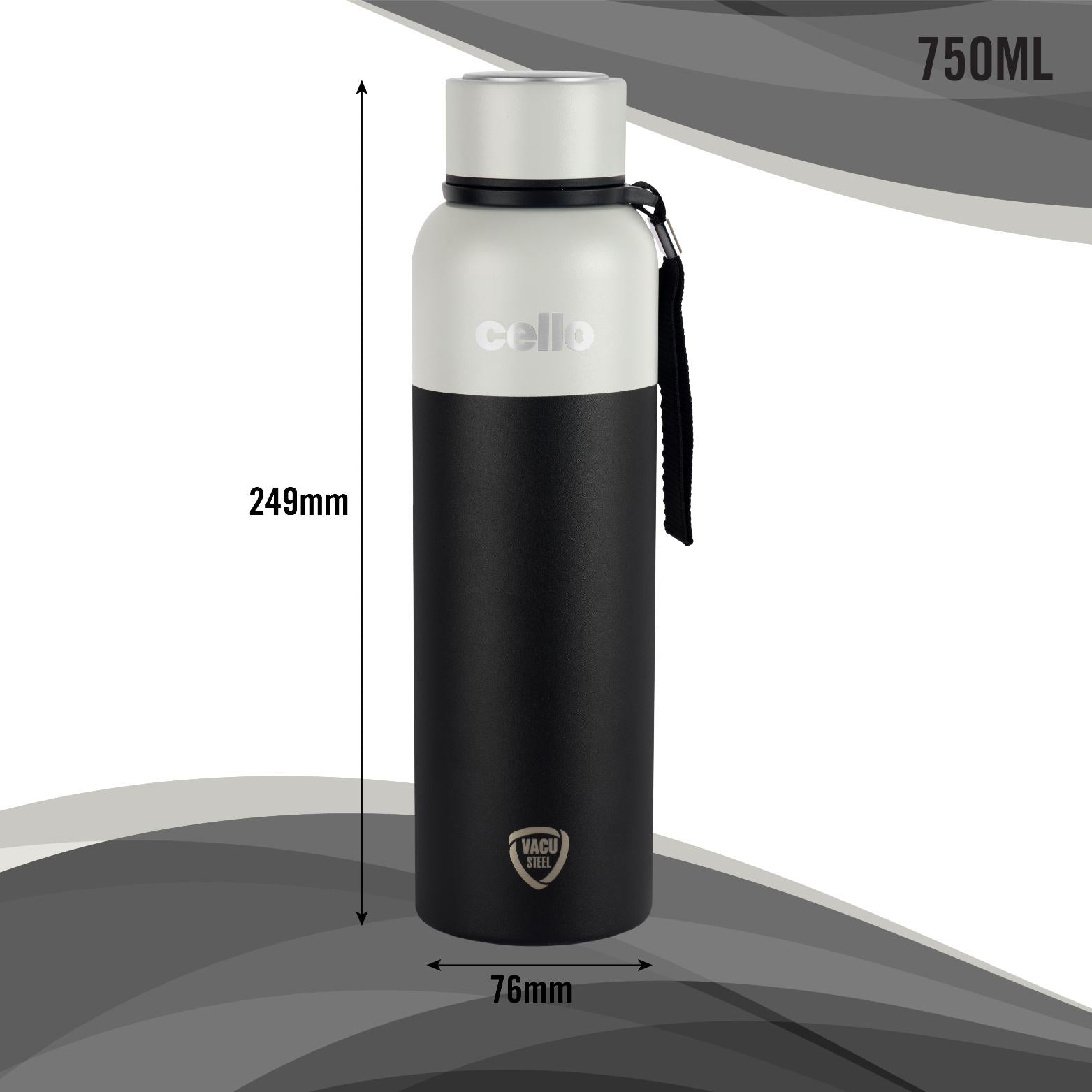 Cello Neo Kent Flask, Vacusteel Water Bottle, 750ml - view 39