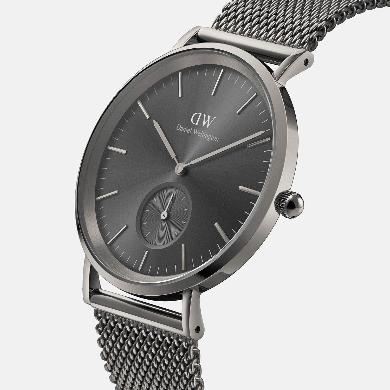 Daniel Wellington Classic Men Quartz Grey Dial Analog Stainless Steel Watch DW00100712K - view 2